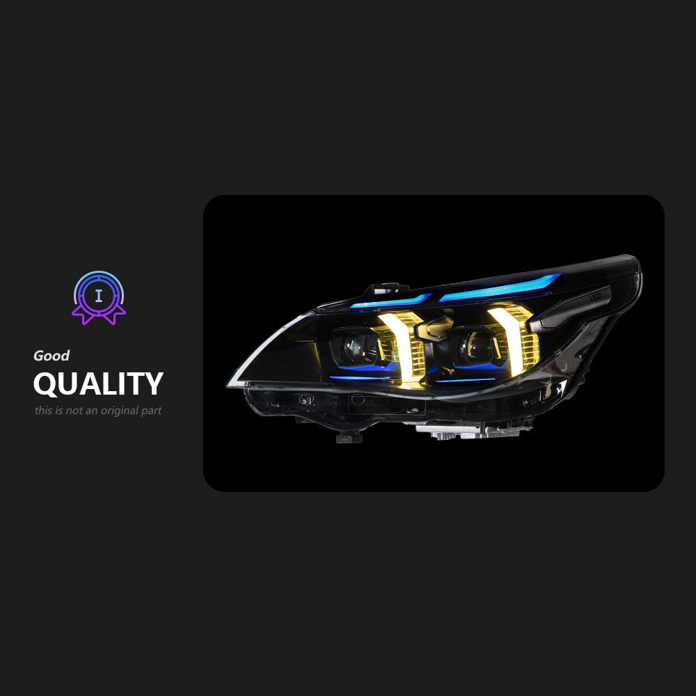 For BMW 5 Series E60 2003-2009 LED headlight assembly