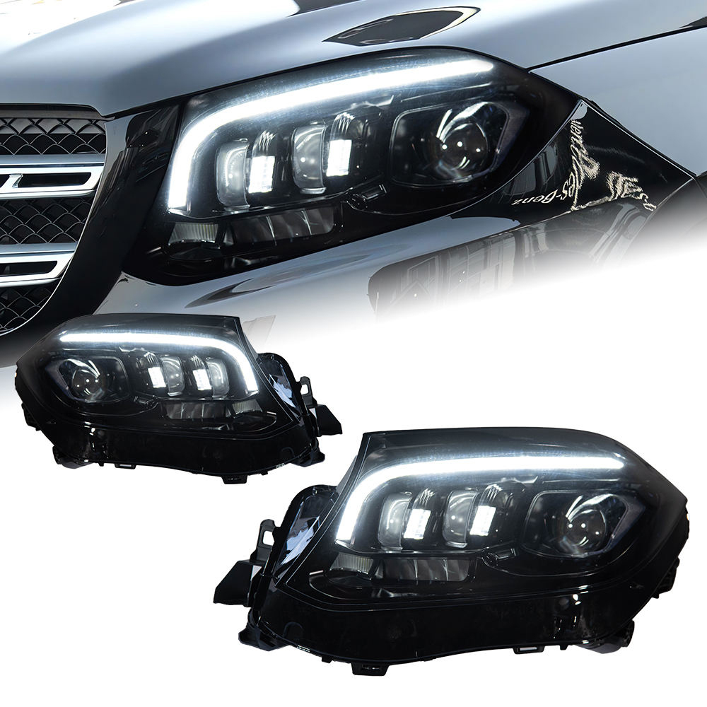 For Mercedes-Benz GLS400 LED 2012-2018 X166 headlight assembly 