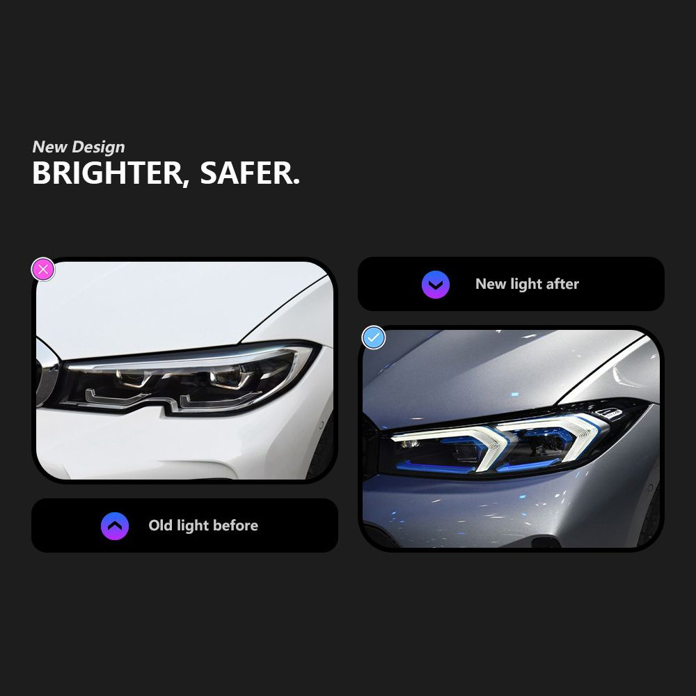 For BMW 3 Series G20 G21 2019-2024  headlight assembly