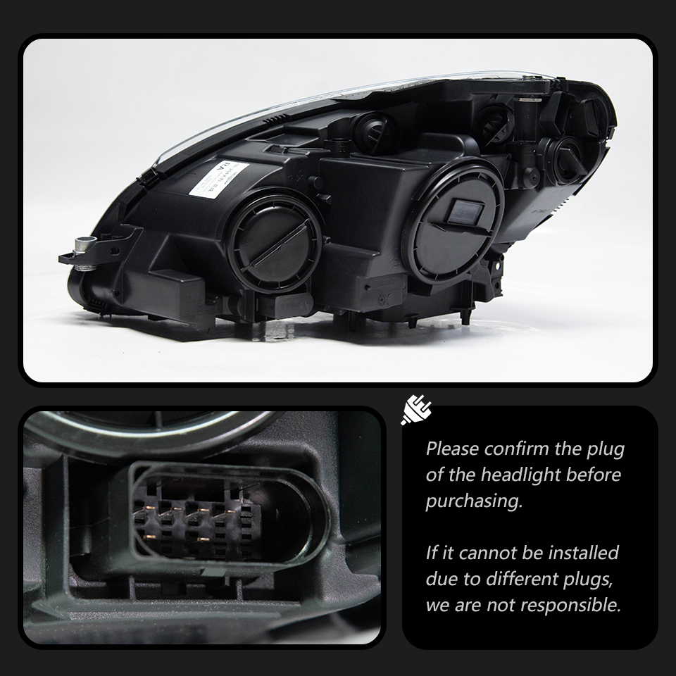 For Mercedes-Benz W204 2011-2014 headlight assembly 