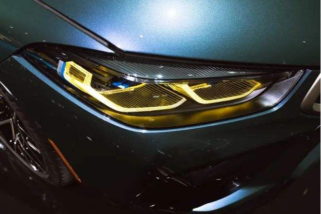 For BMW F91 F92 F93 M8 G14 G15 G16 8 Series Yellow Daytime Running Lights