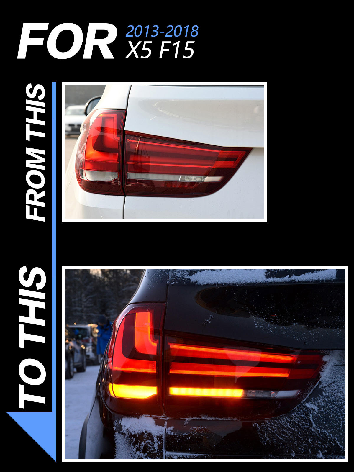 For BMW X5 F15 2013-2018 Taillight assembly