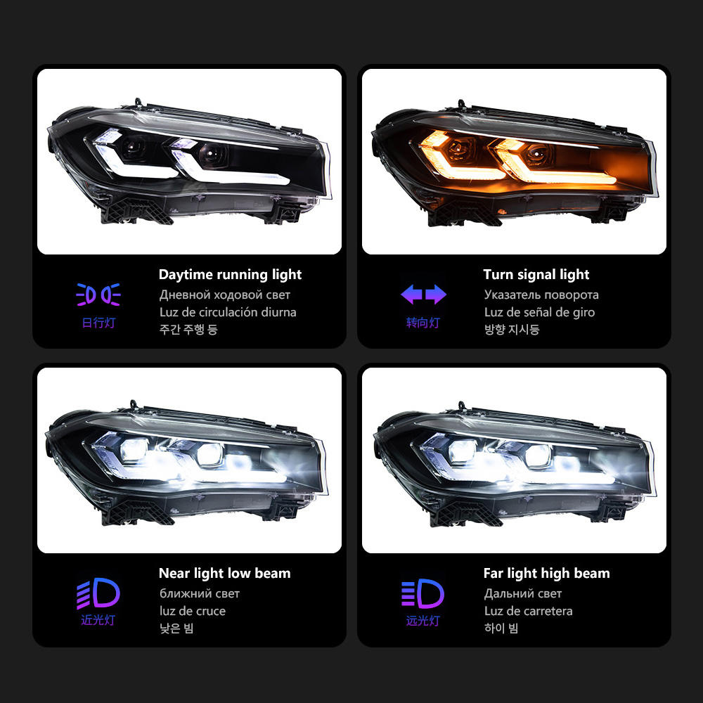 For BMW X5 F15  2014-2018 headlight assembly