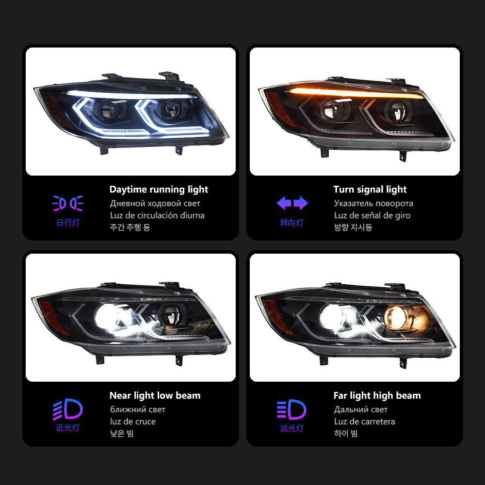 For BMW 3 Series E90 headlight assembly