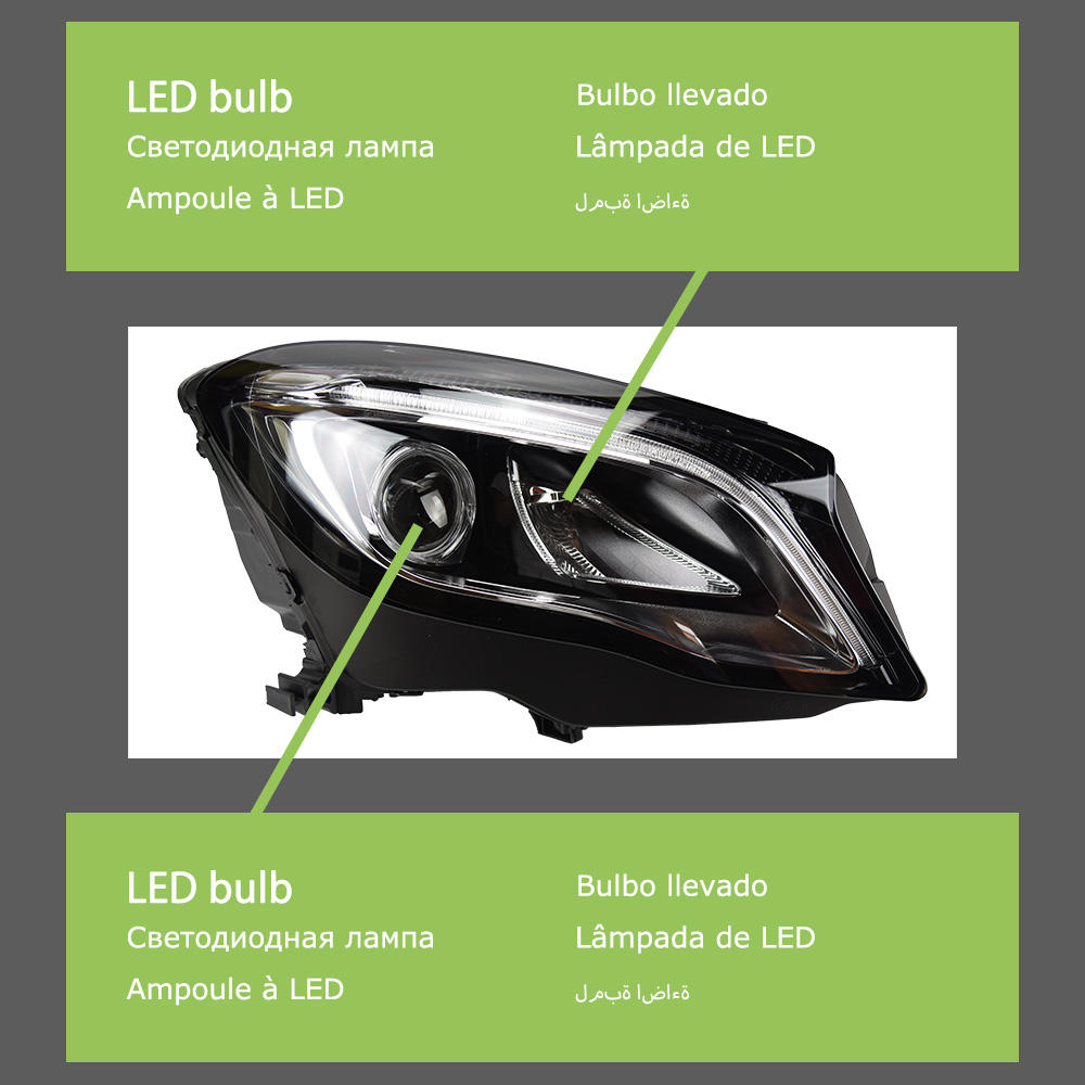 For Mercedes-Benz GLA headlight assembly 
