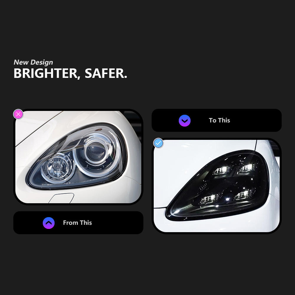 For Porsche Cayenne 2011-2018 headlight assembly