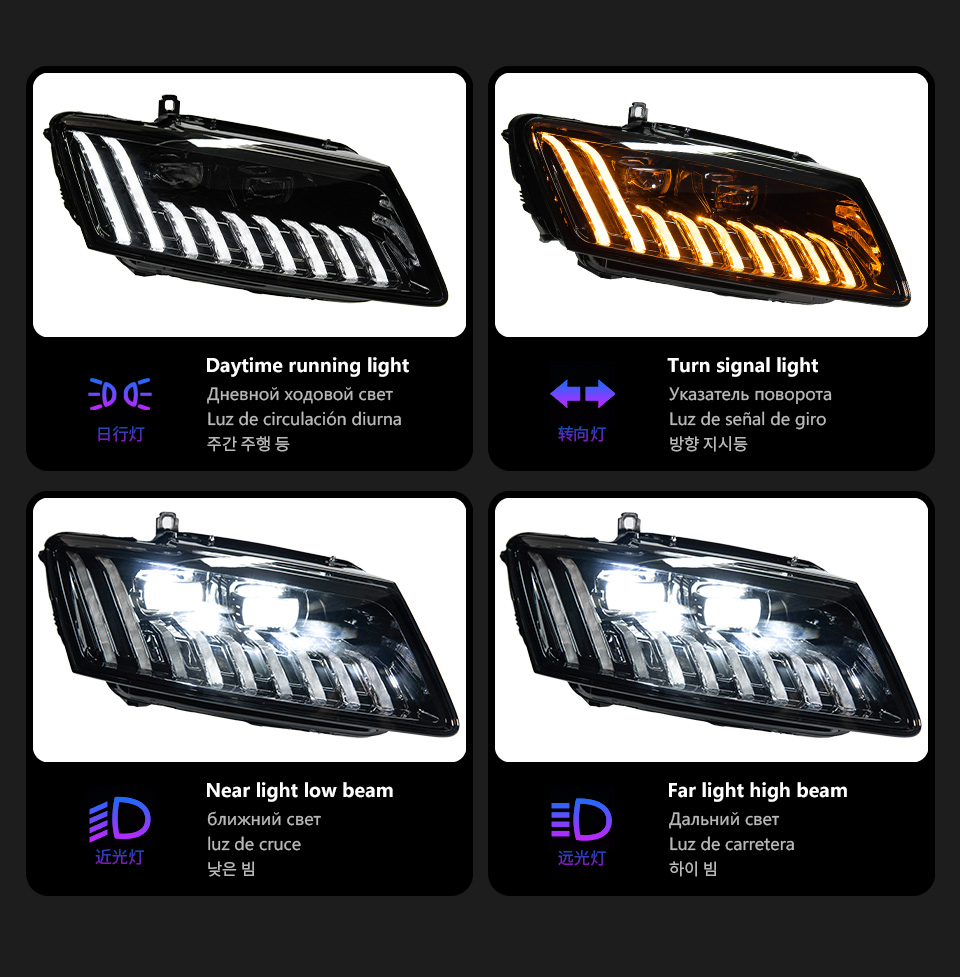 For Audi Q5 2009-2018 headlight assembly 