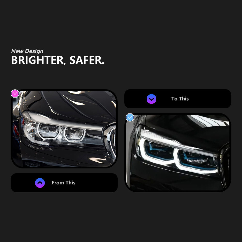 For BMW 7 Series G12 2016-2018  headlight assembly