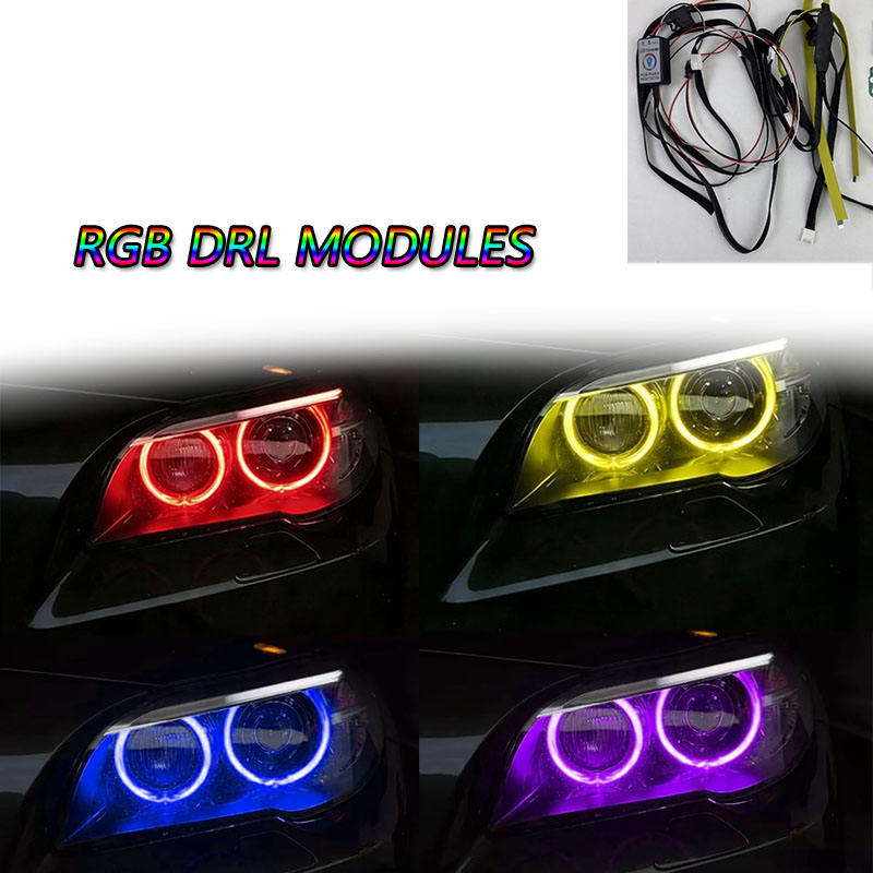 For Compatible with BMW 5 Series F10 F18 14-17 daytime running light  RGB DRL module