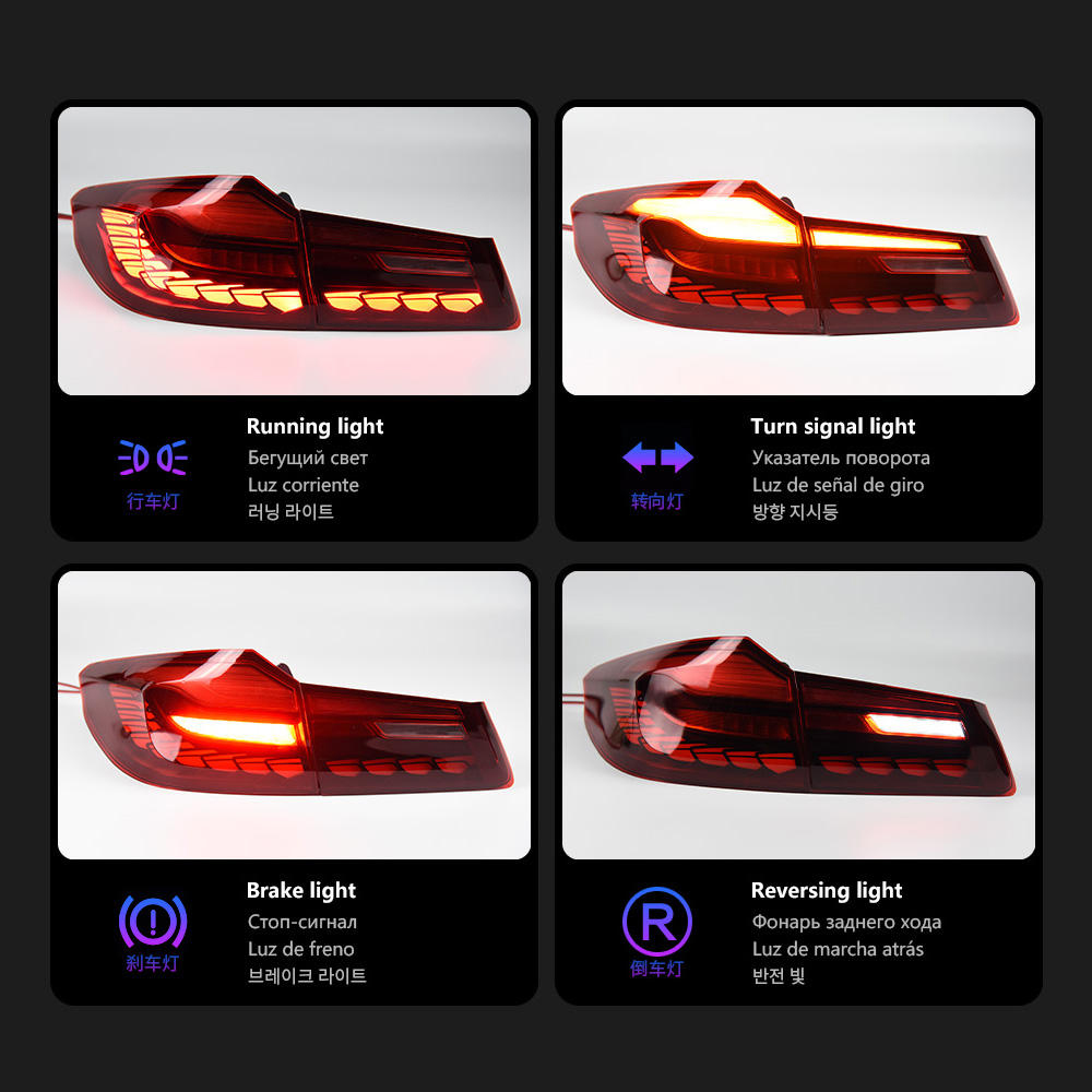 For BMW M5, 5 Series, F90, G30, G38 (2018-2020) Taillight assembly