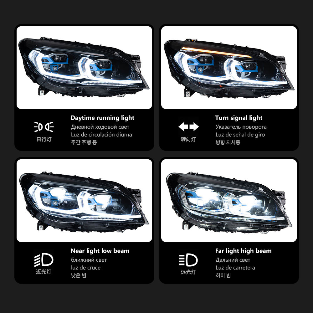 For BMW F02 F01 headlight assembly