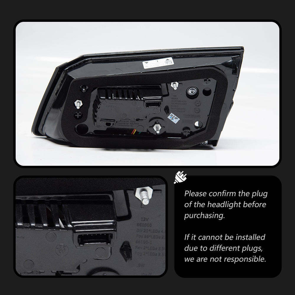 For BMW M5, 5 Series, F90, G30, G38 (2018-2020) Taillight assembly