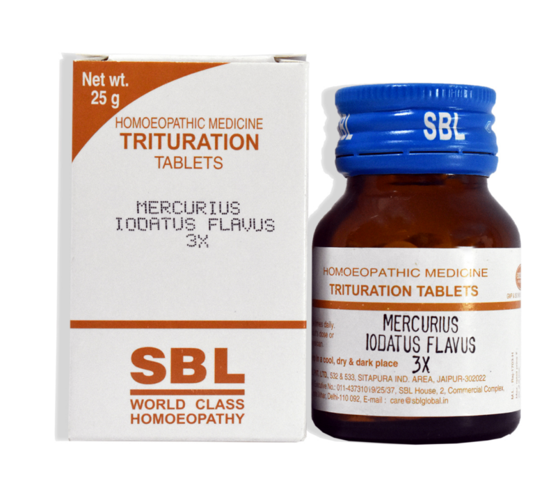 Mercurius Iodatus Flavus 3X Tablets