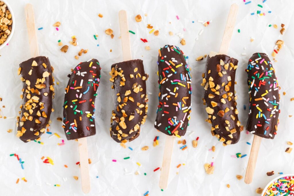 Dark Chocolate Dipped Frozen Banana