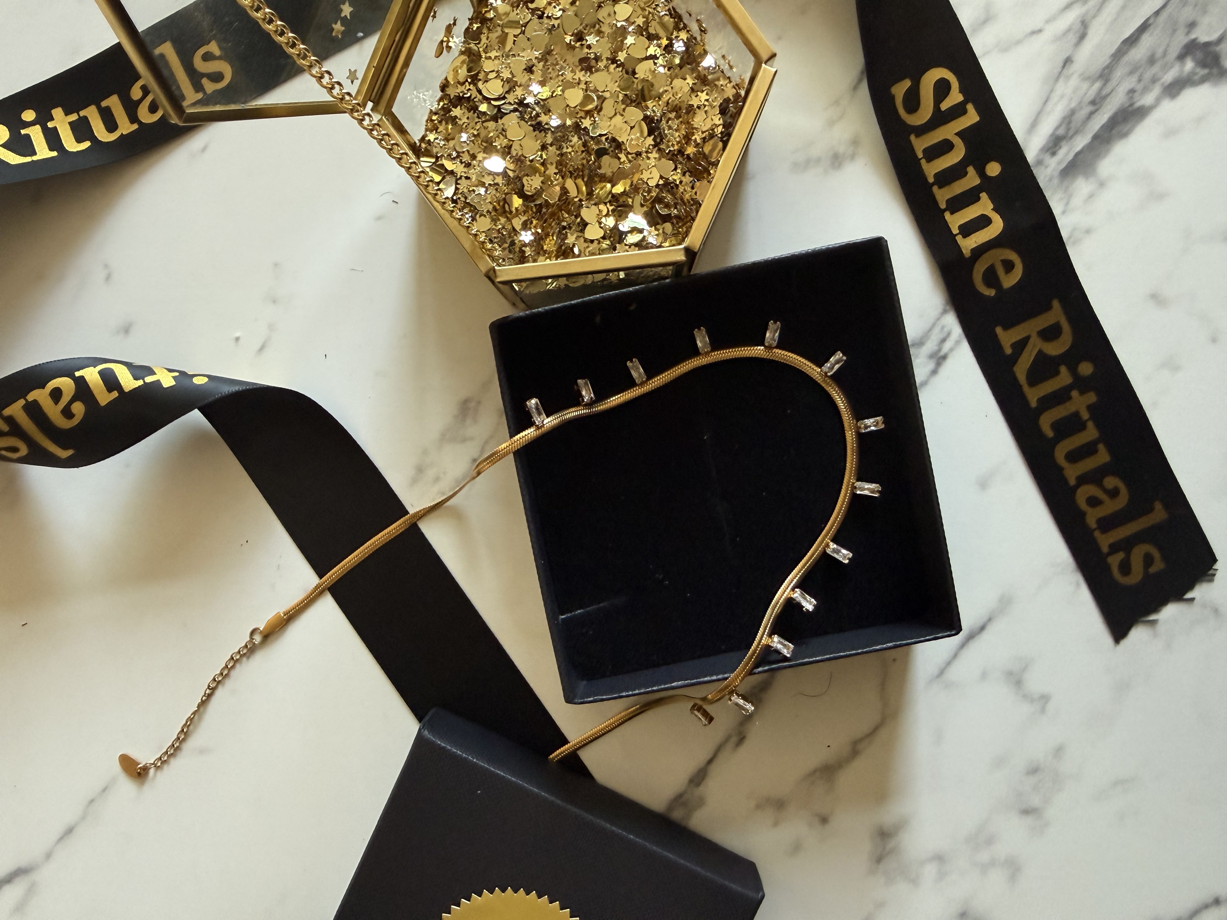 Christiana Necklace | Tarnish Free Everyday Necklace | 18K Gold plated jewellery