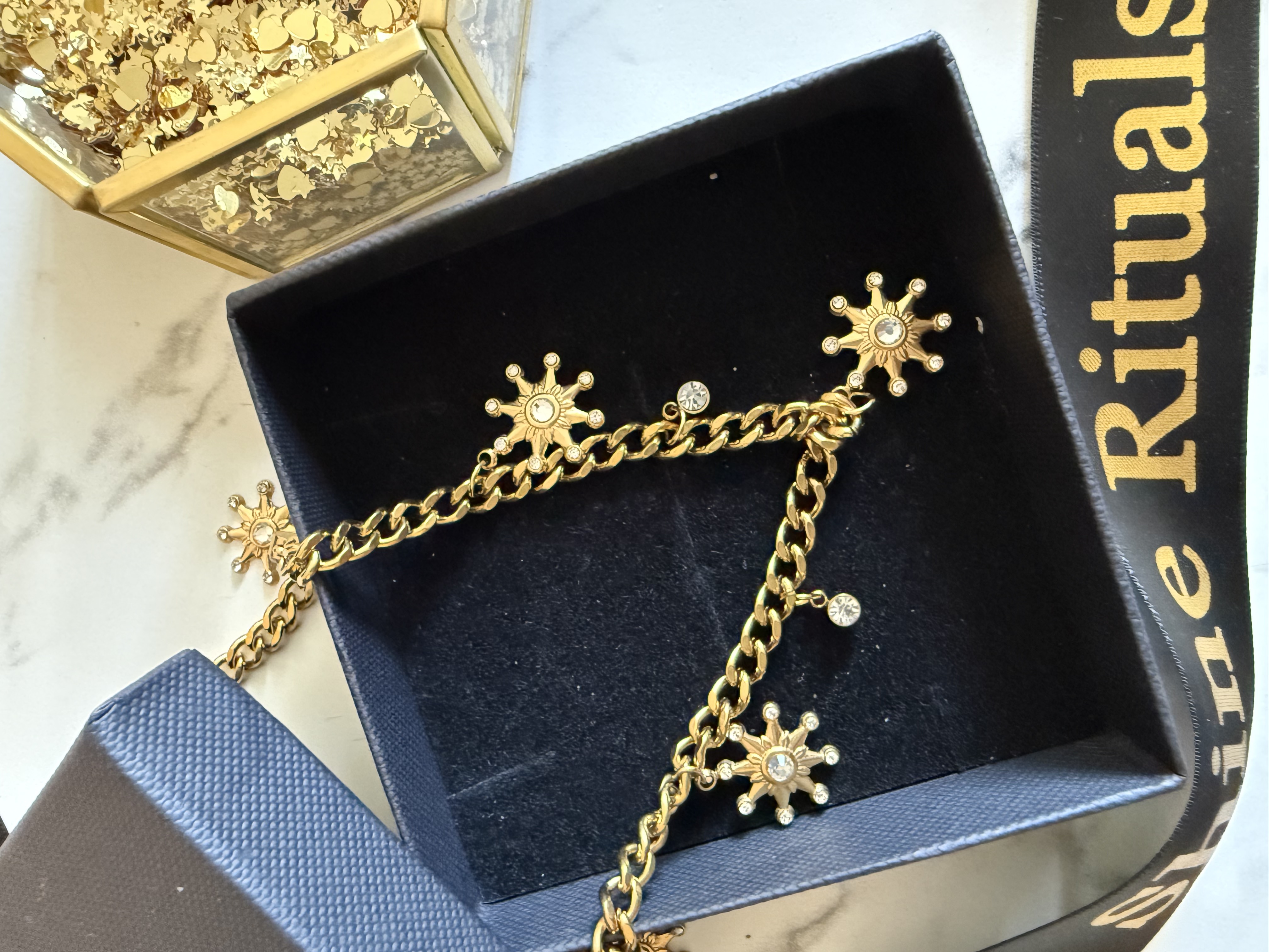Evelisse Charm Necklace | Waterproof and Tarnish Free 18K Gold plated
