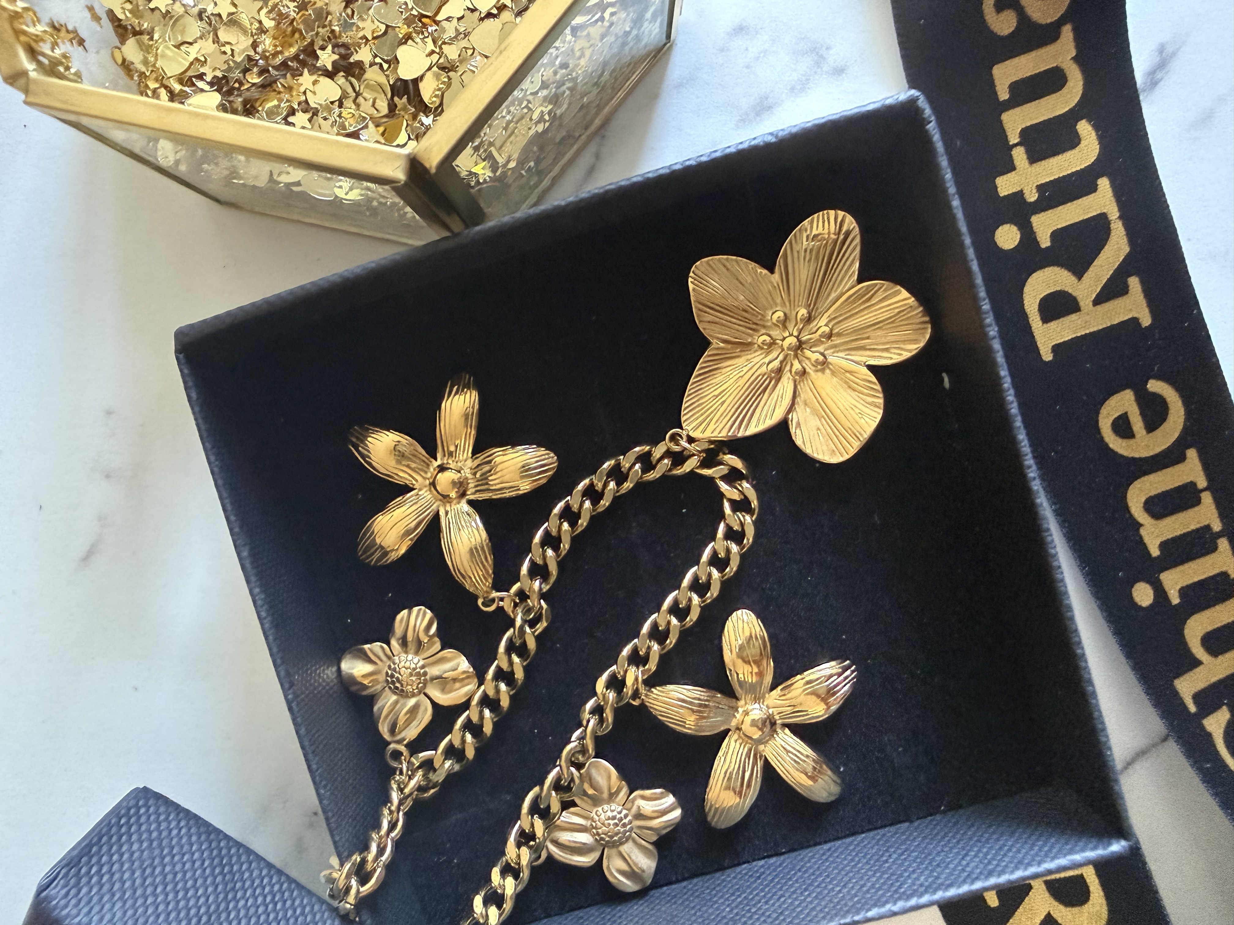 Deena Charms Necklace | Waterproof and Tarnish Free 18K gold plated 