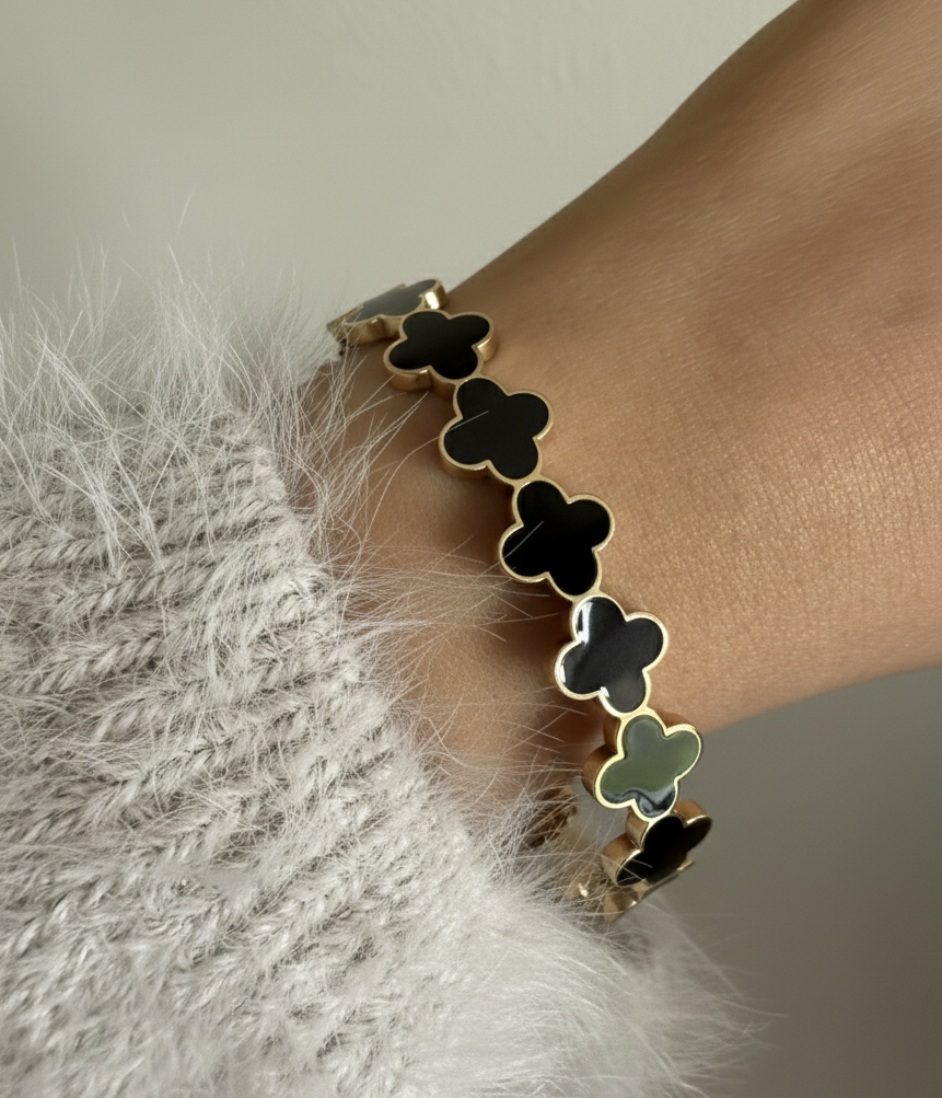 Evi Clover Gold Bracelet
