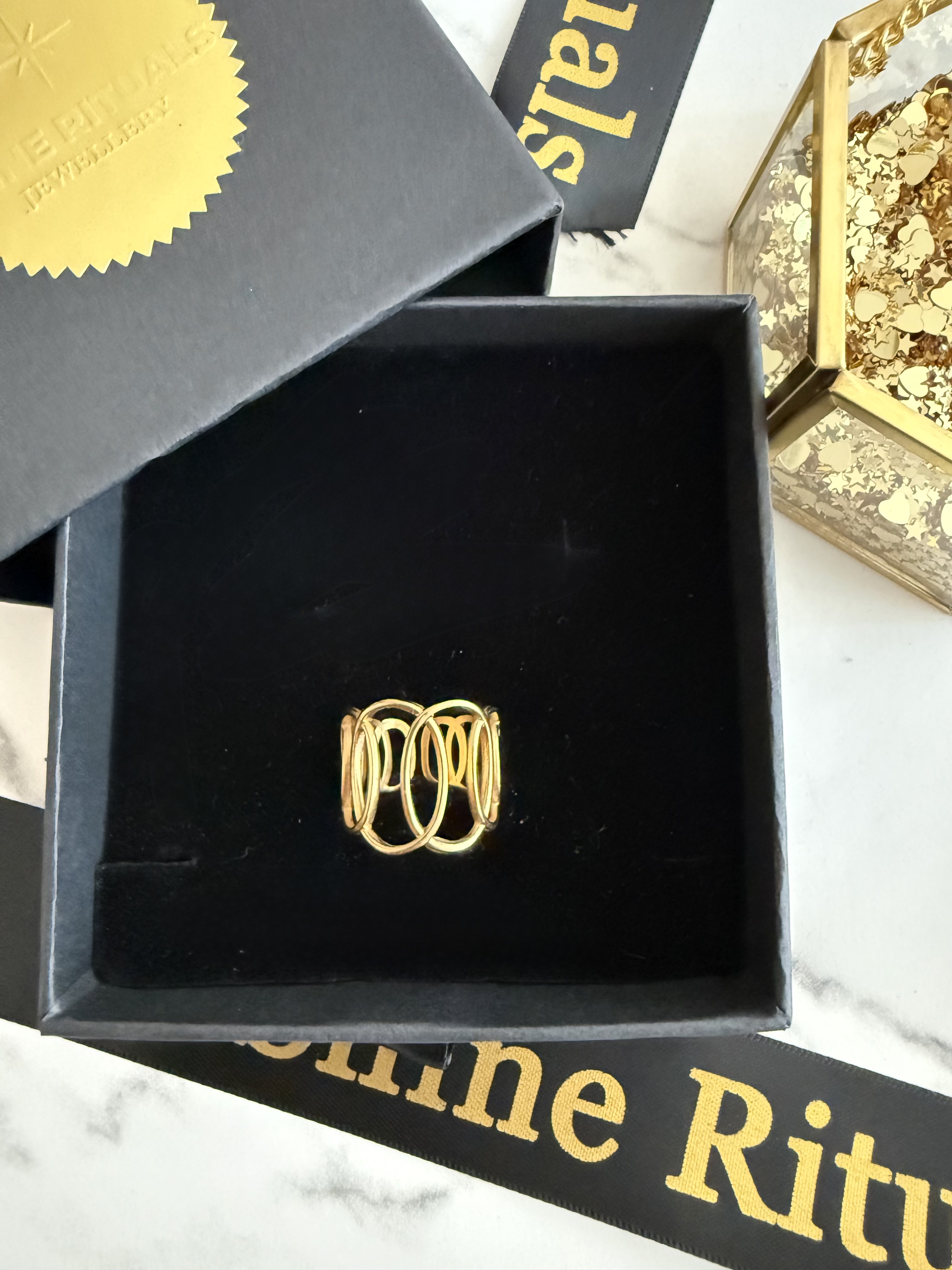 Rose Ring | 18K gold plated everyday wear
