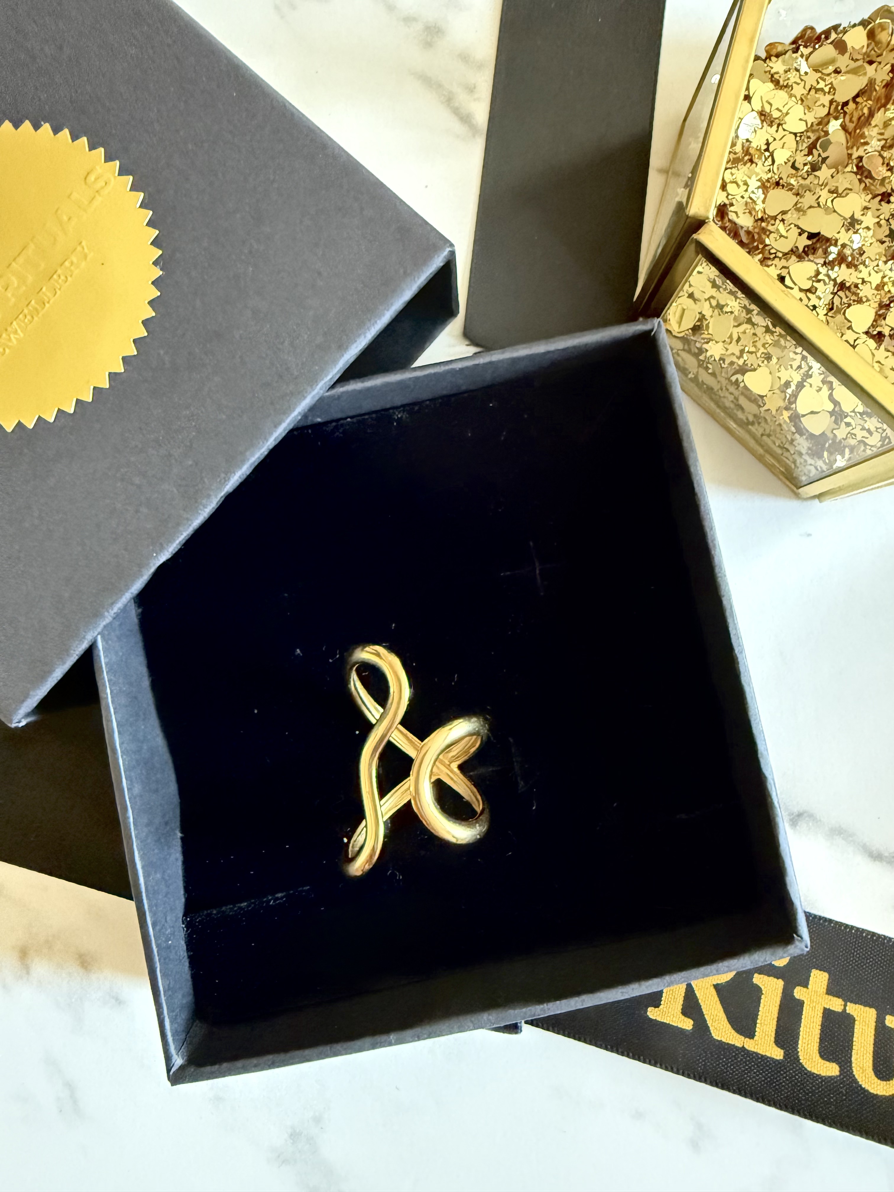 Minimalist Gold Ring | 18K gold plated everyday wear