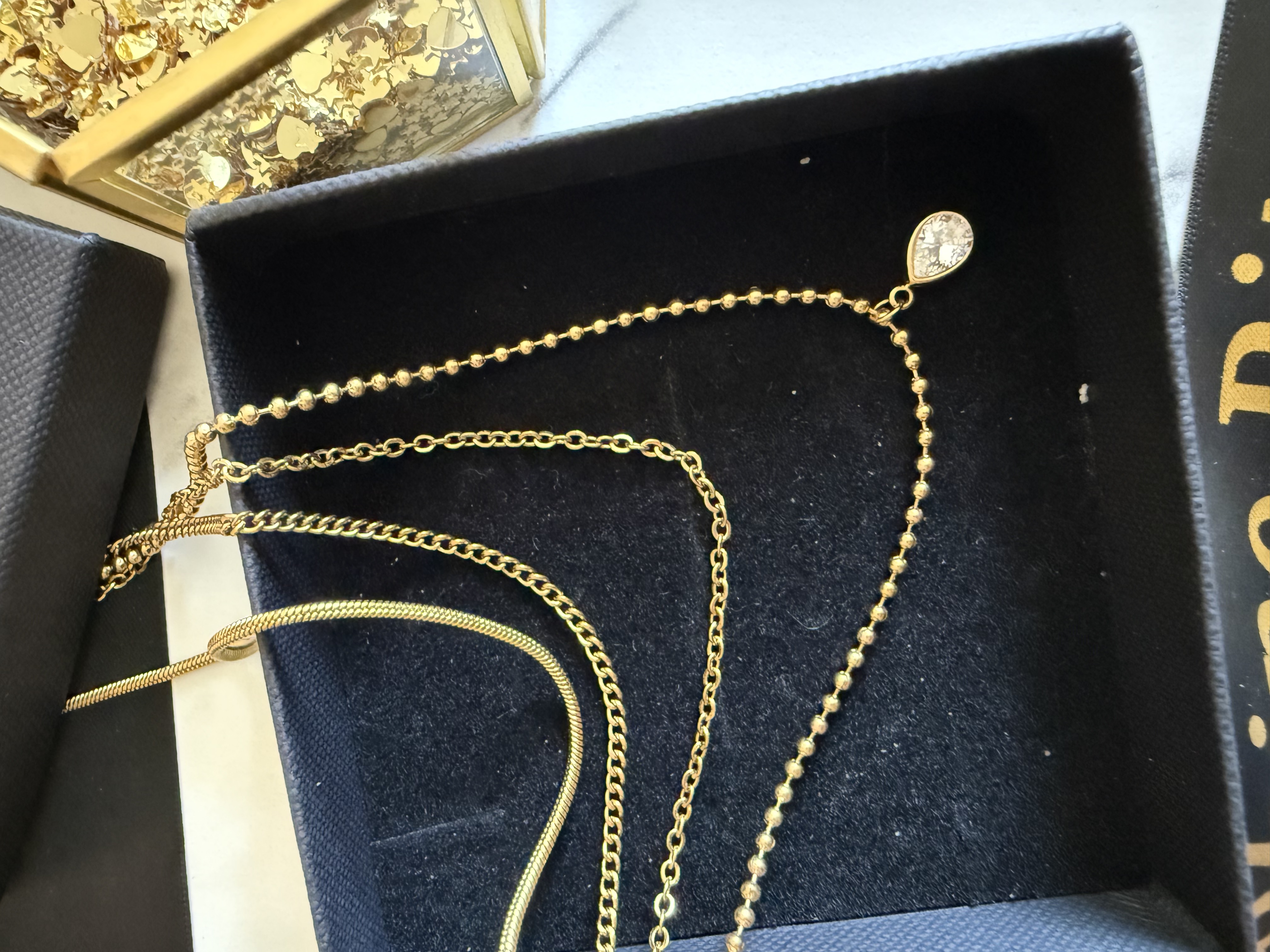 Señorita Layered Necklace- Waterproof jewellery