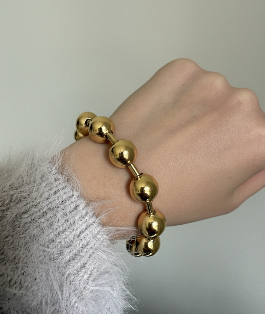 Lolo Gold Beaded Bracelet