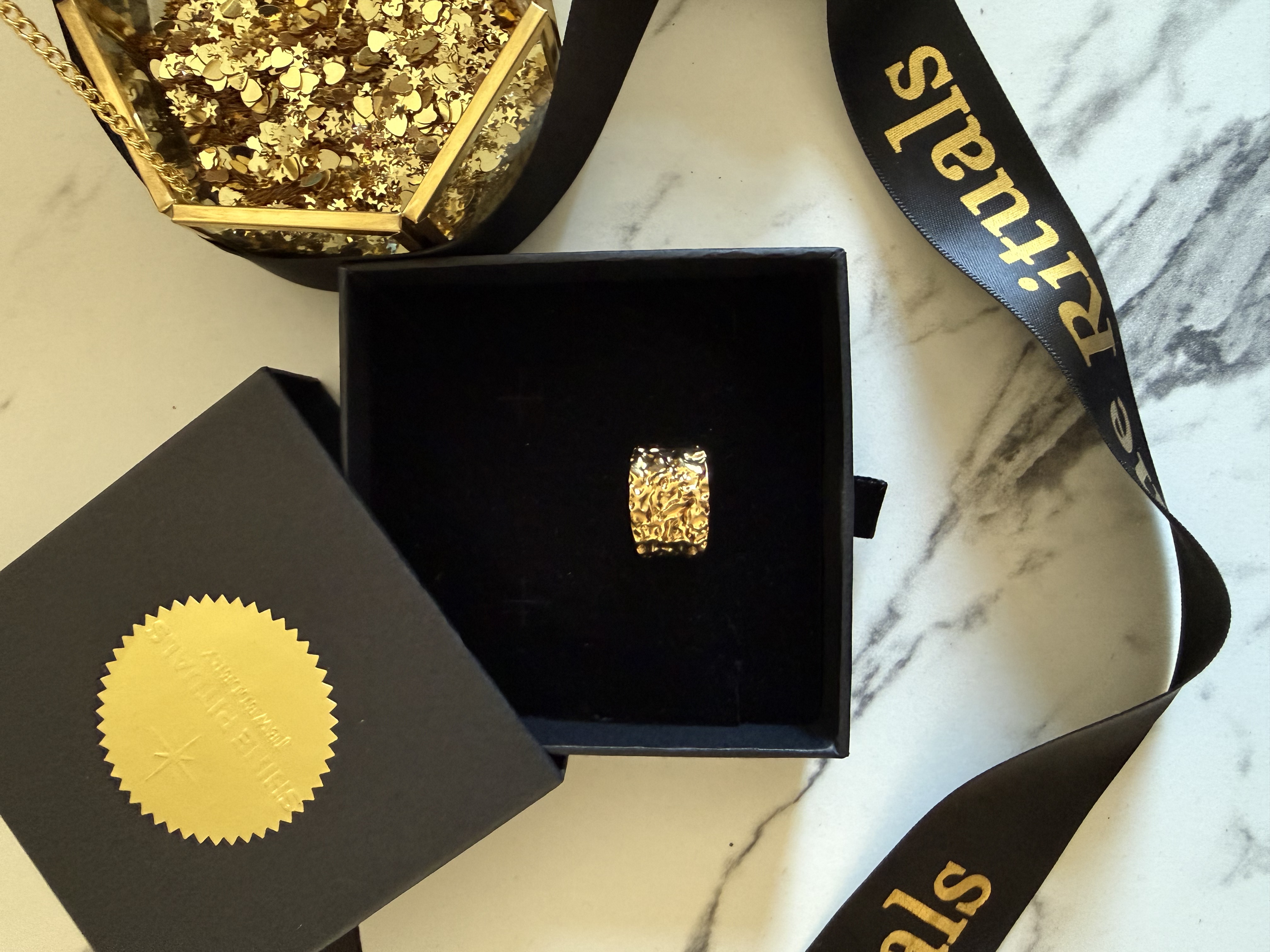 Kristina Ring | 18K gold plated waterproof ring