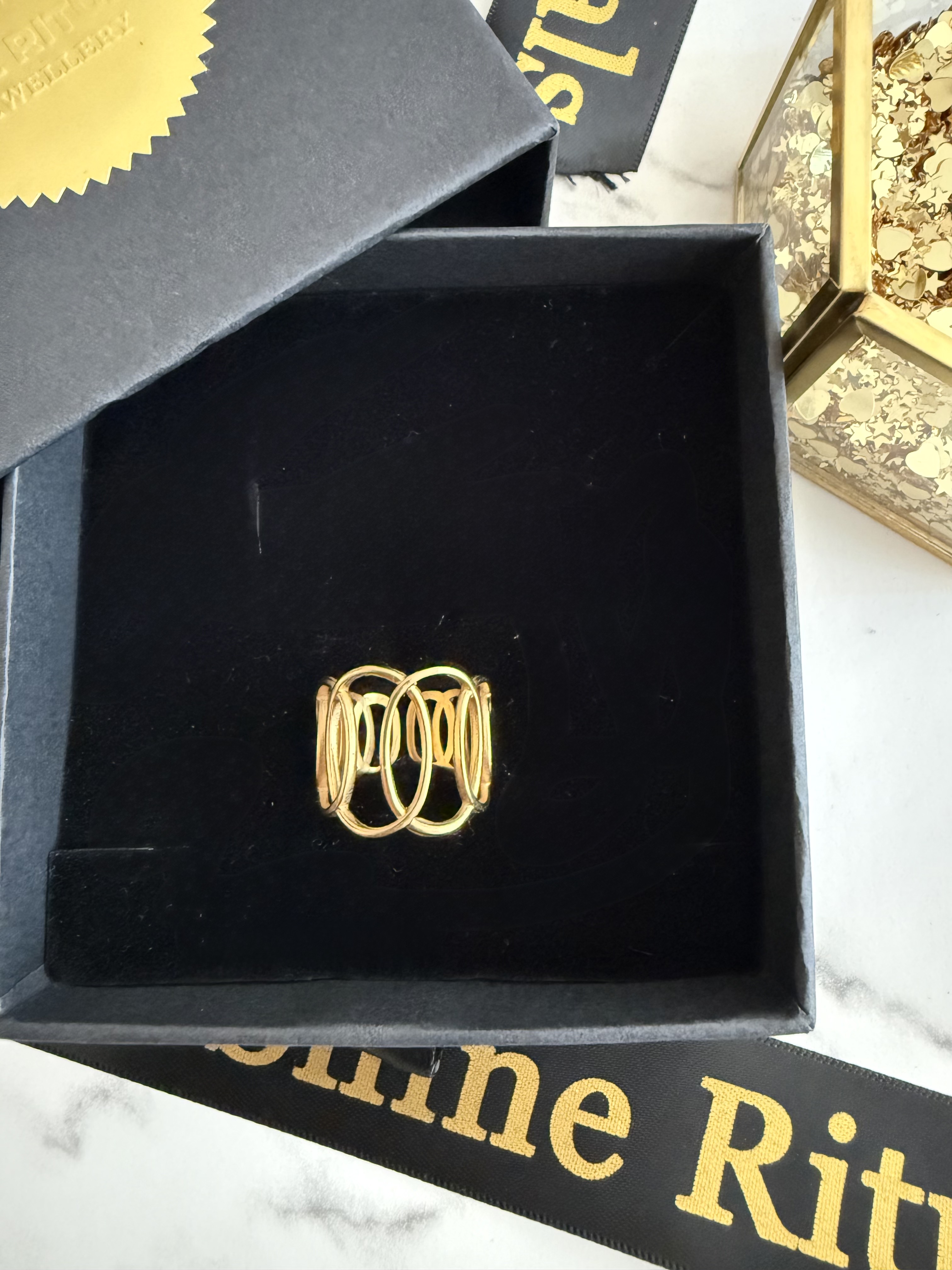 Rose Ring | 18K gold plated everyday wear
