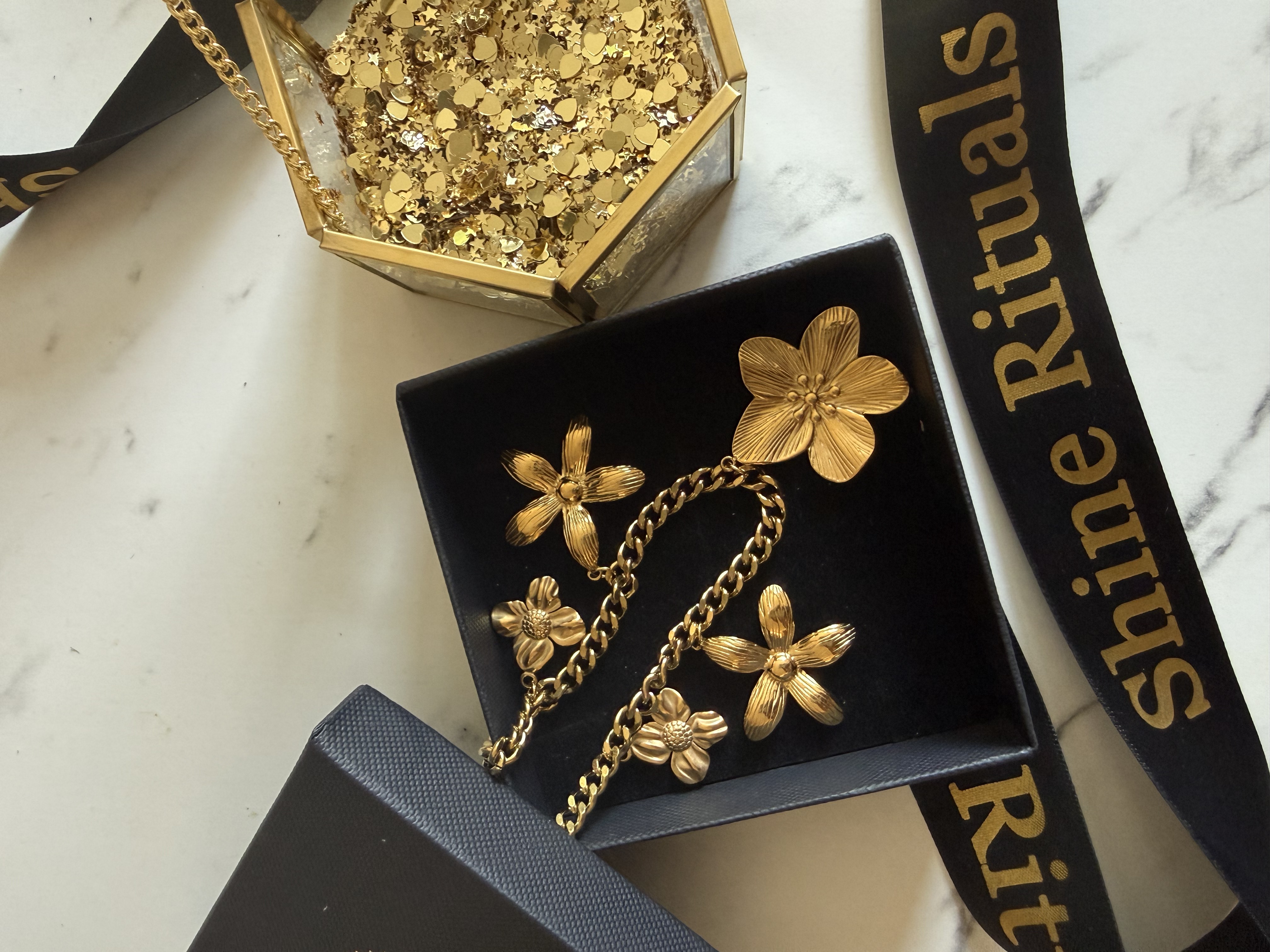 Deena Charms Necklace | Waterproof and Tarnish Free 18K gold plated 