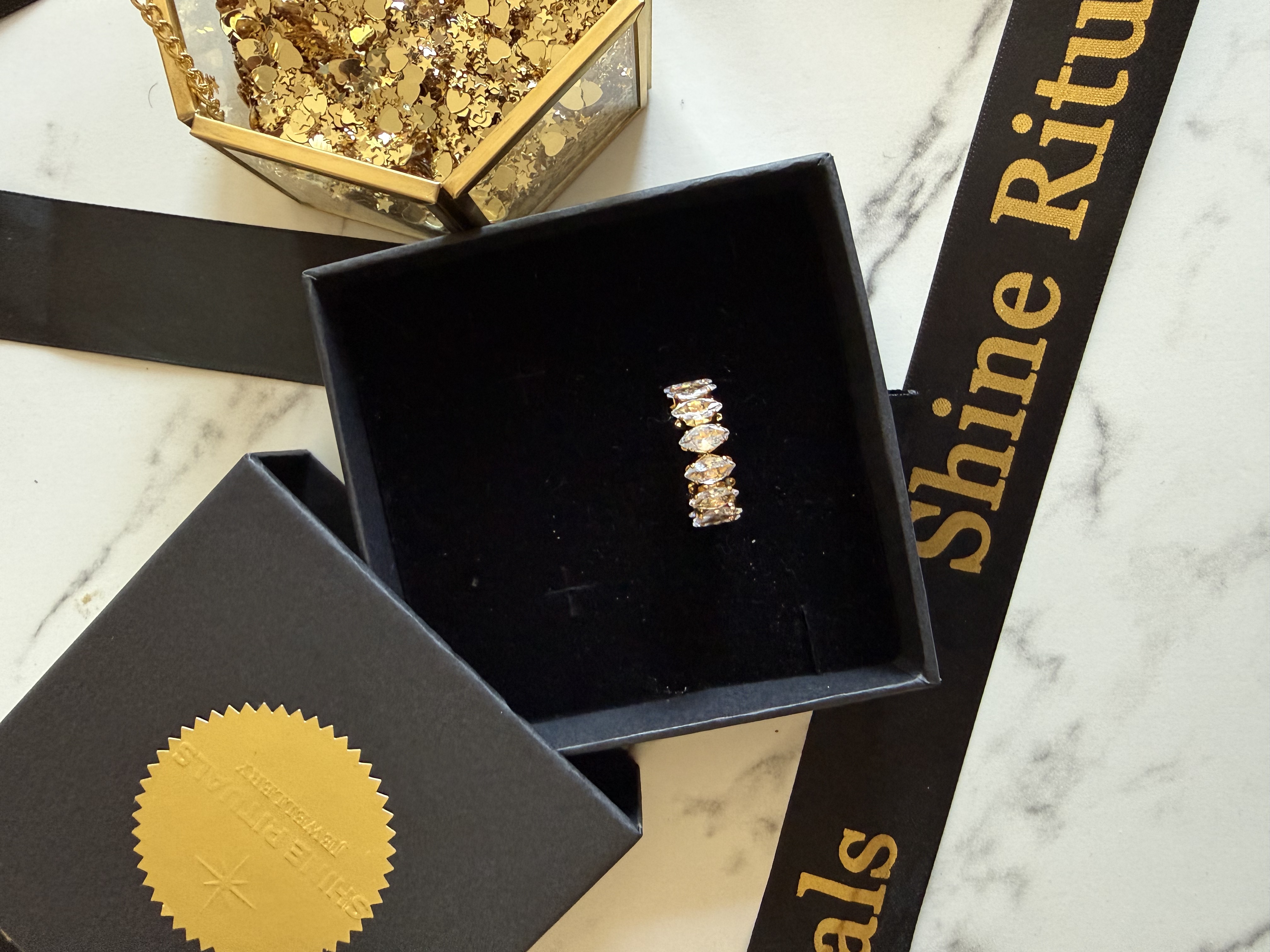 Anya ring | 18K gold plated waterproof ring