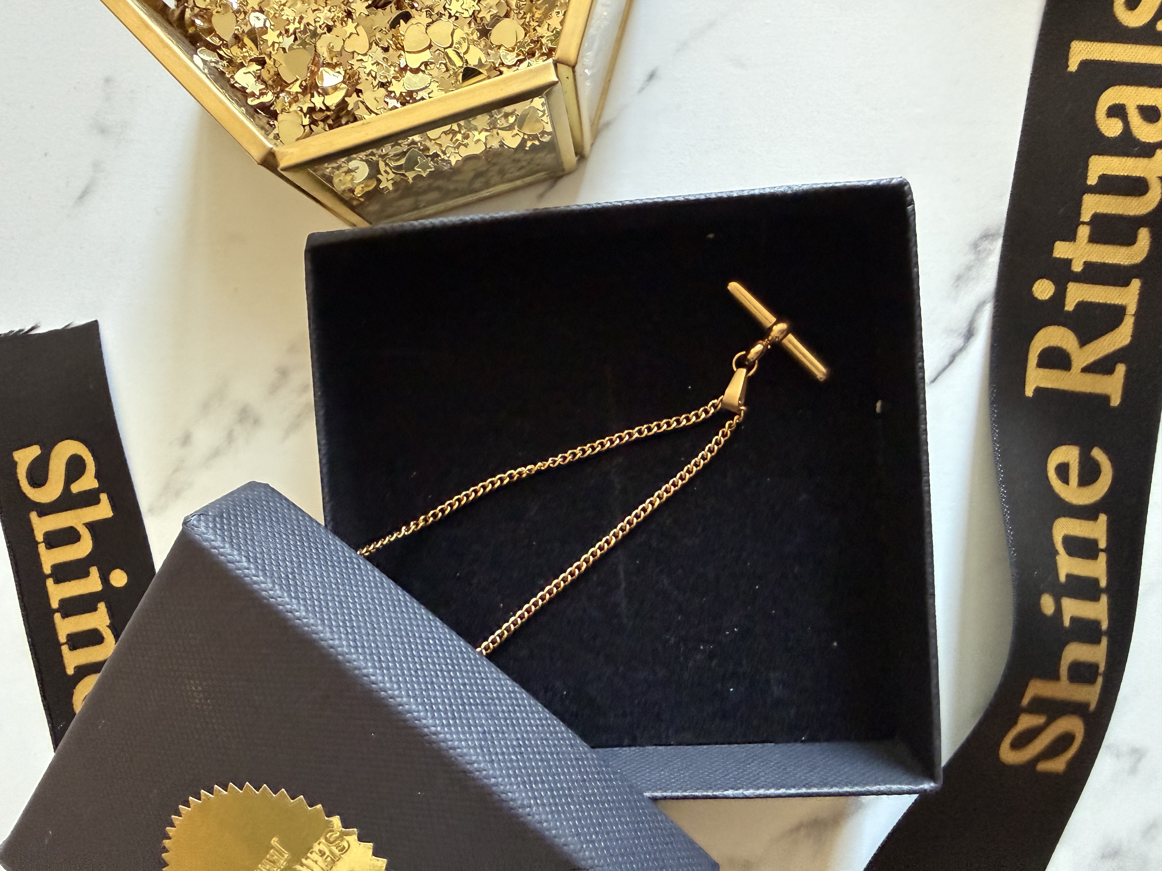 T Bar Necklace | Trending Everyday 18K Gold Plated Necklace 