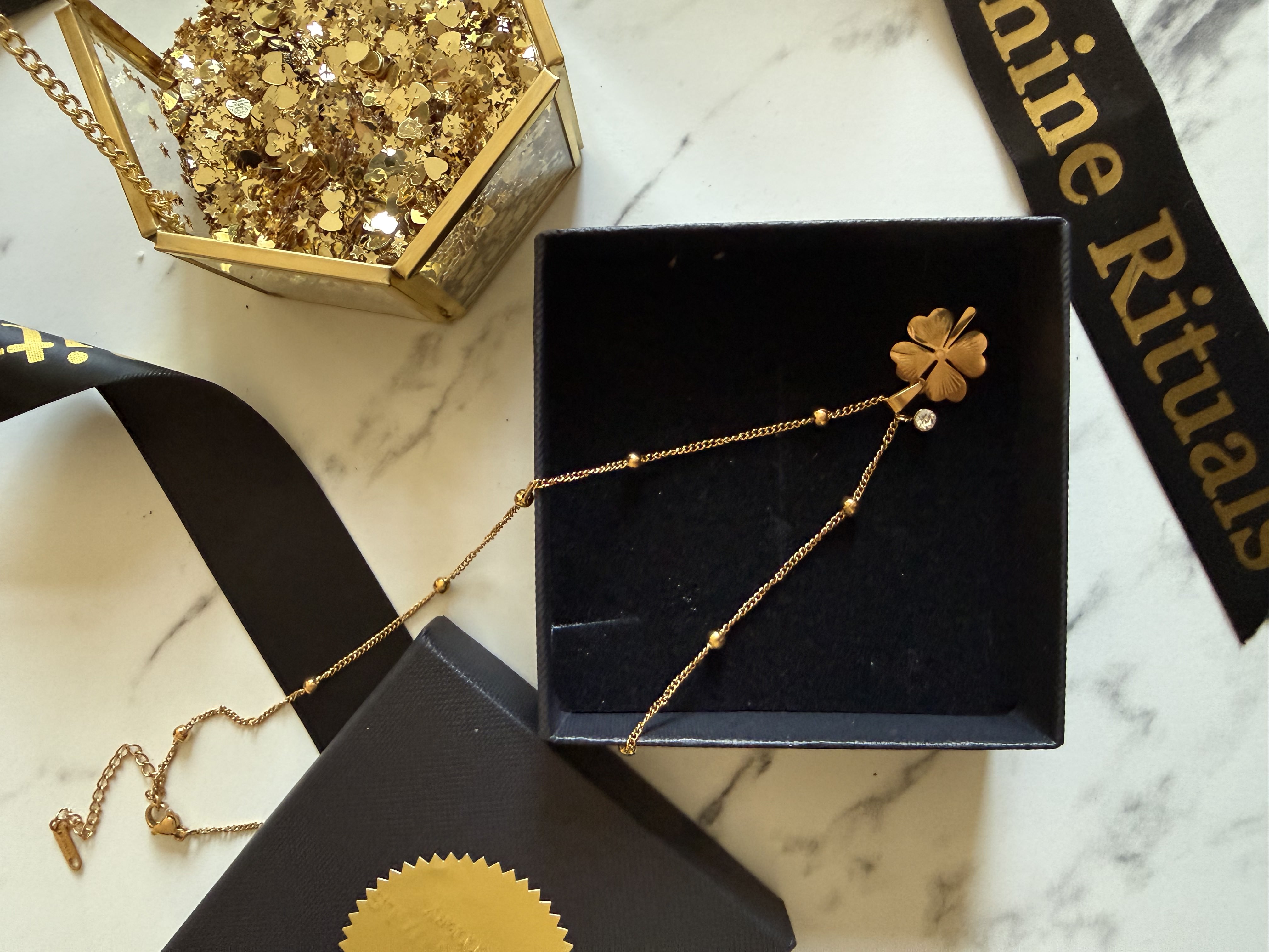 Brilla Clover Necklace Waterproof 18K Gold plated Necklace