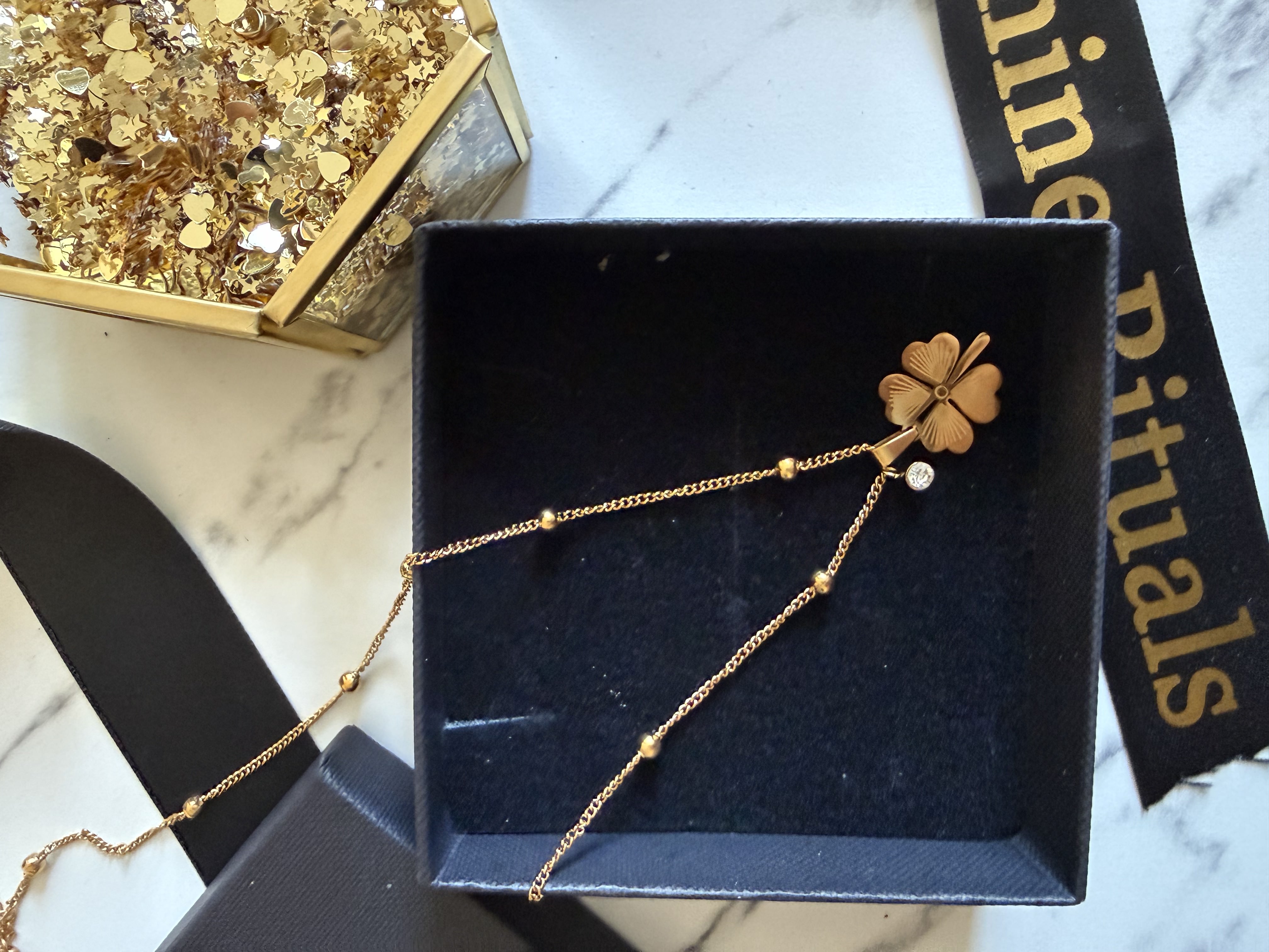 Brilla Clover Necklace Waterproof 18K Gold plated Necklace