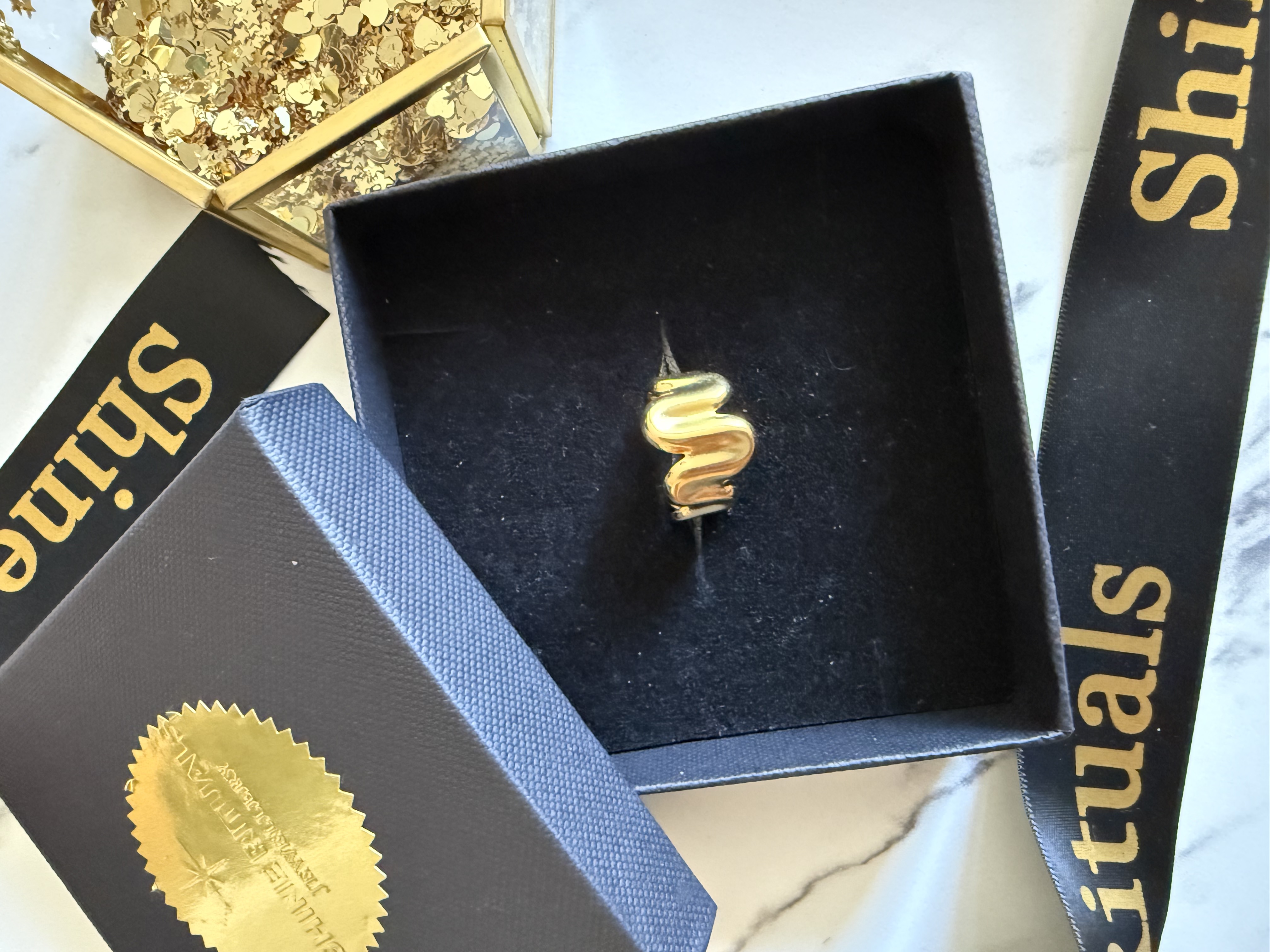 Gold Wave Ring