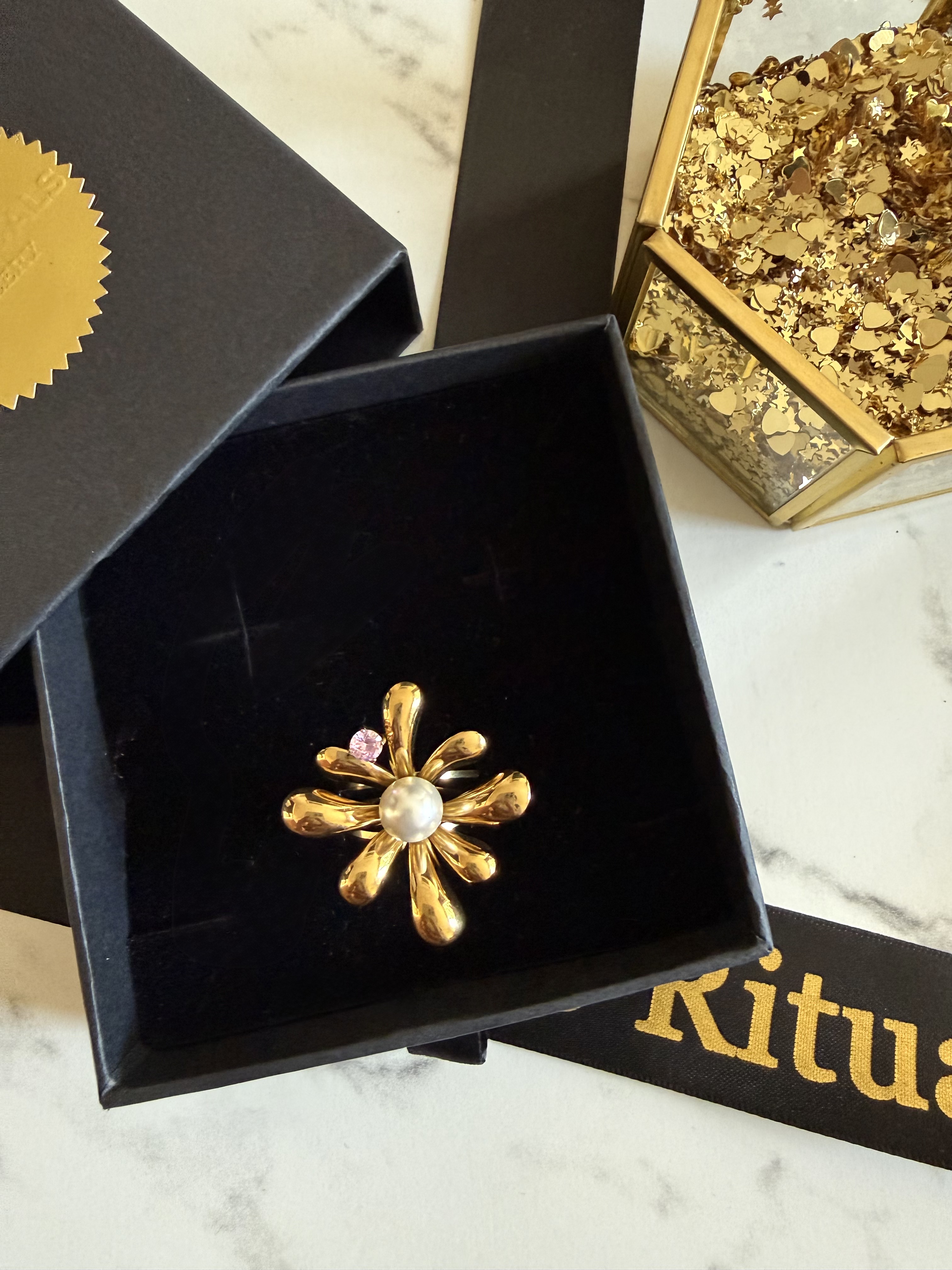 Cersei Ring | 18K gold plated waterproof ring