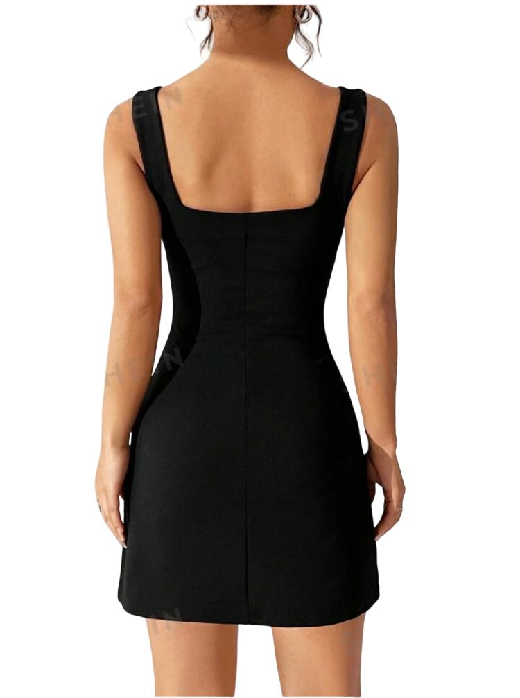 Black Bodycon Mini Dress
