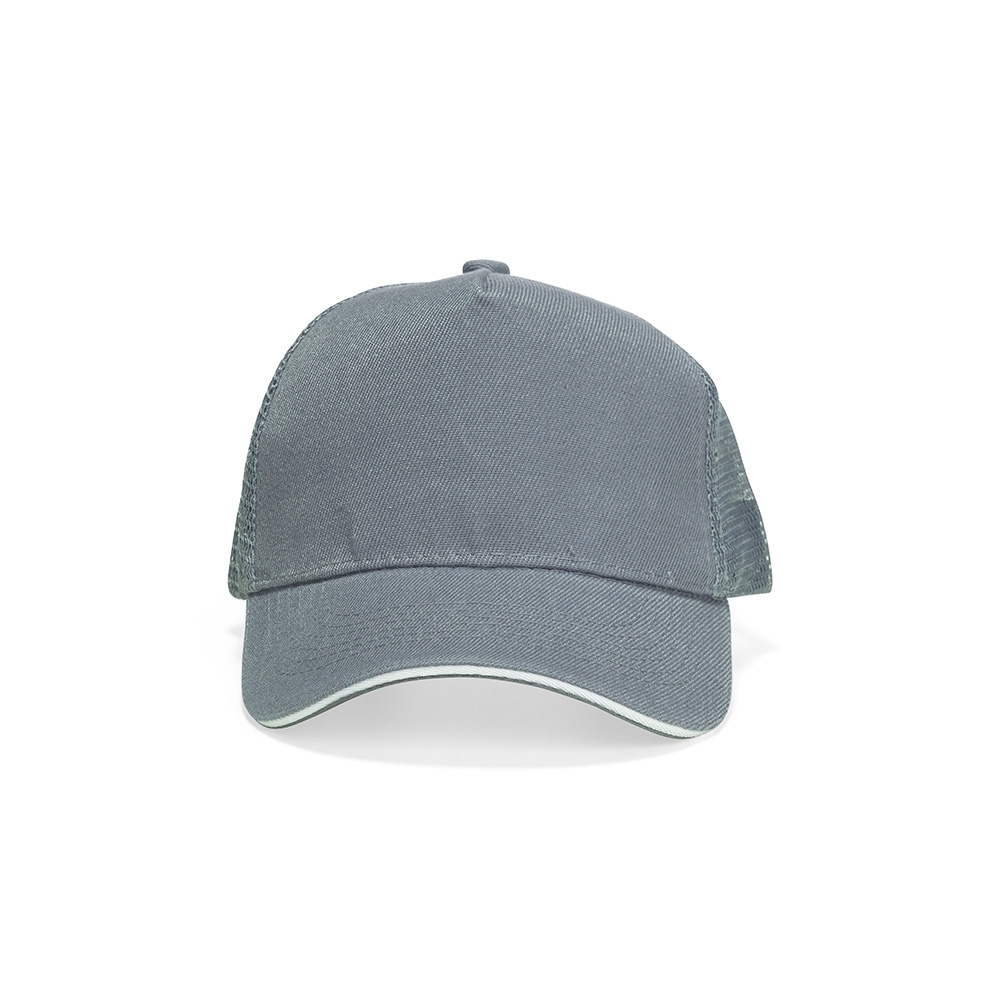 Boné Poliéster Aba Curva com Tela  09353