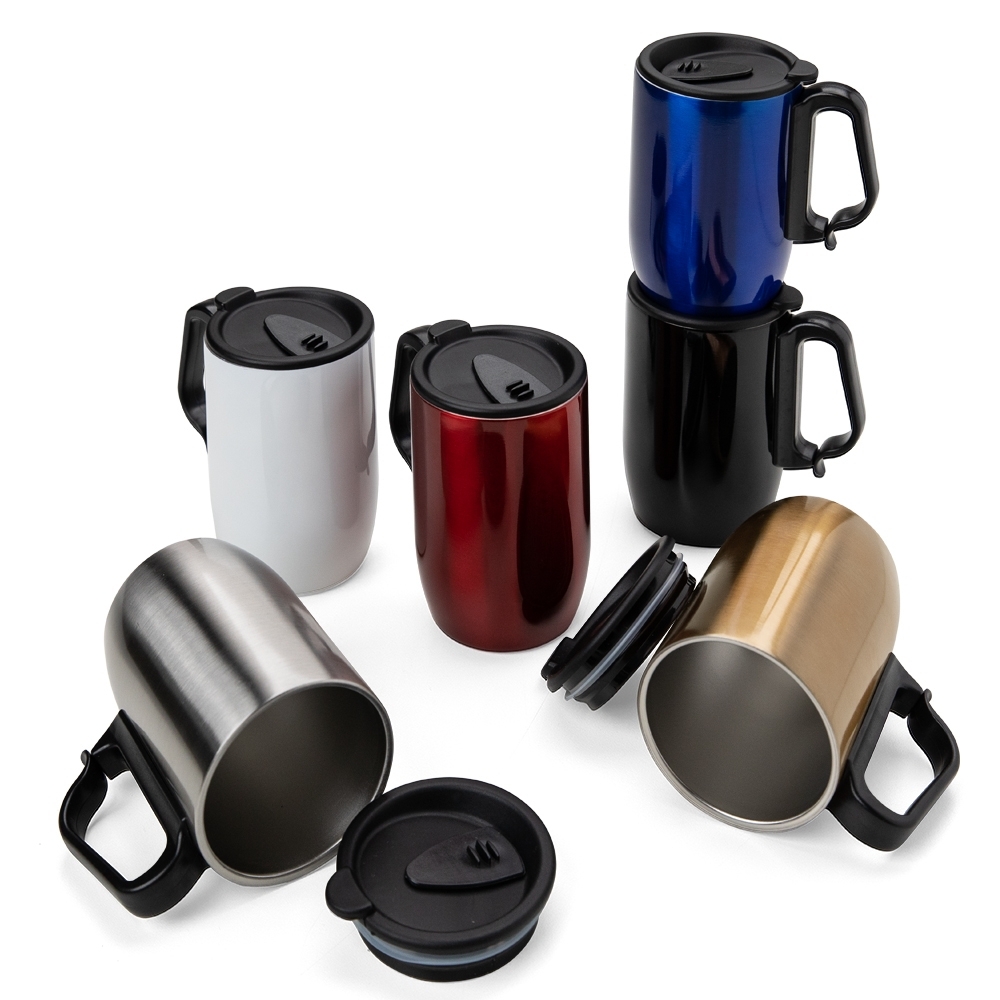 Caneca Inox Parede Dupla 350ml