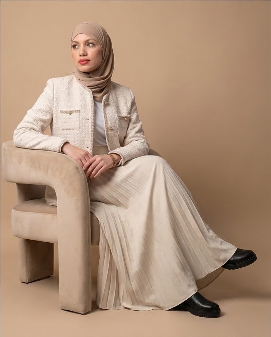 Chanel Fabric Jacket – Elegant & Timeless Winter Design