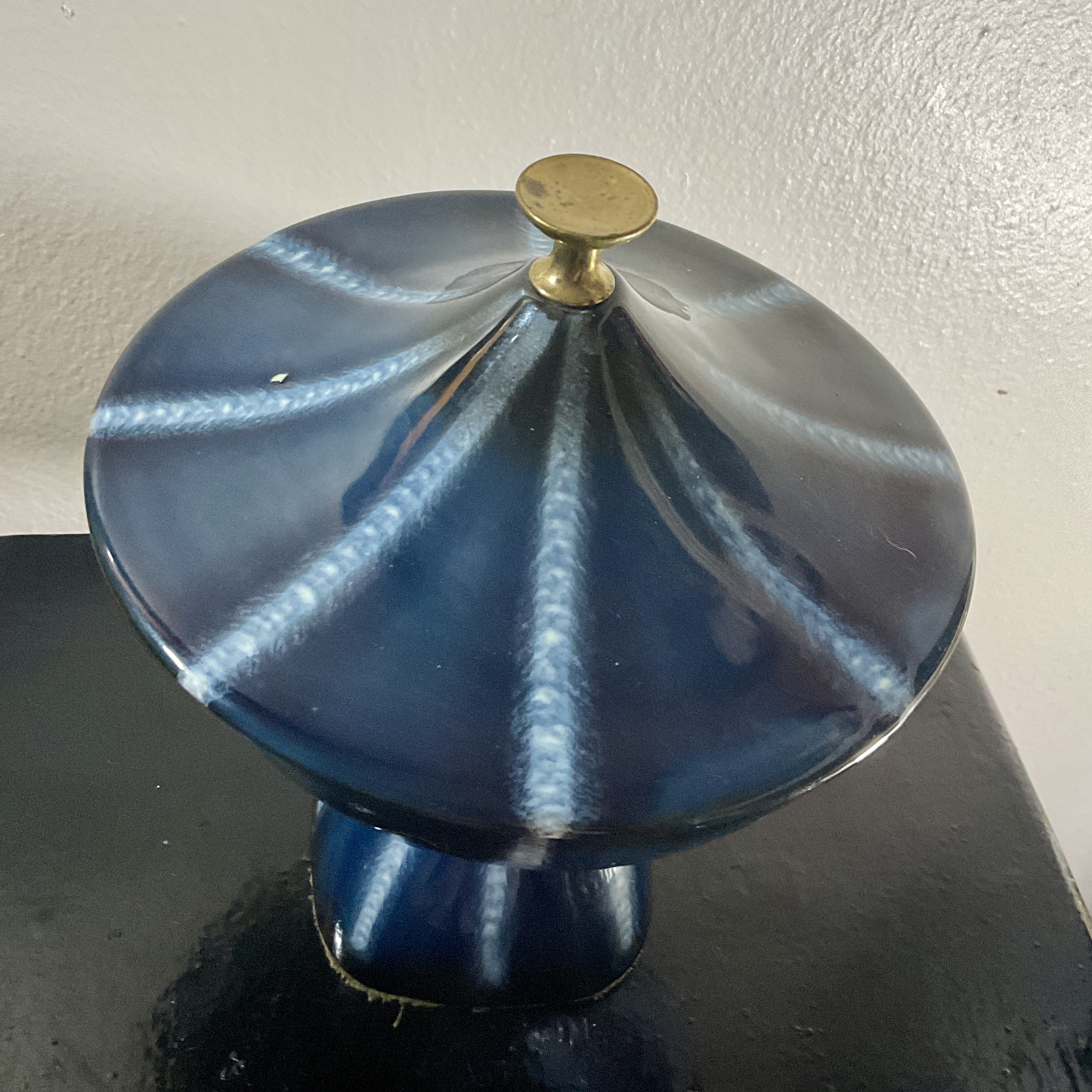 1960s Hull Pottery Lidded Candy Dish