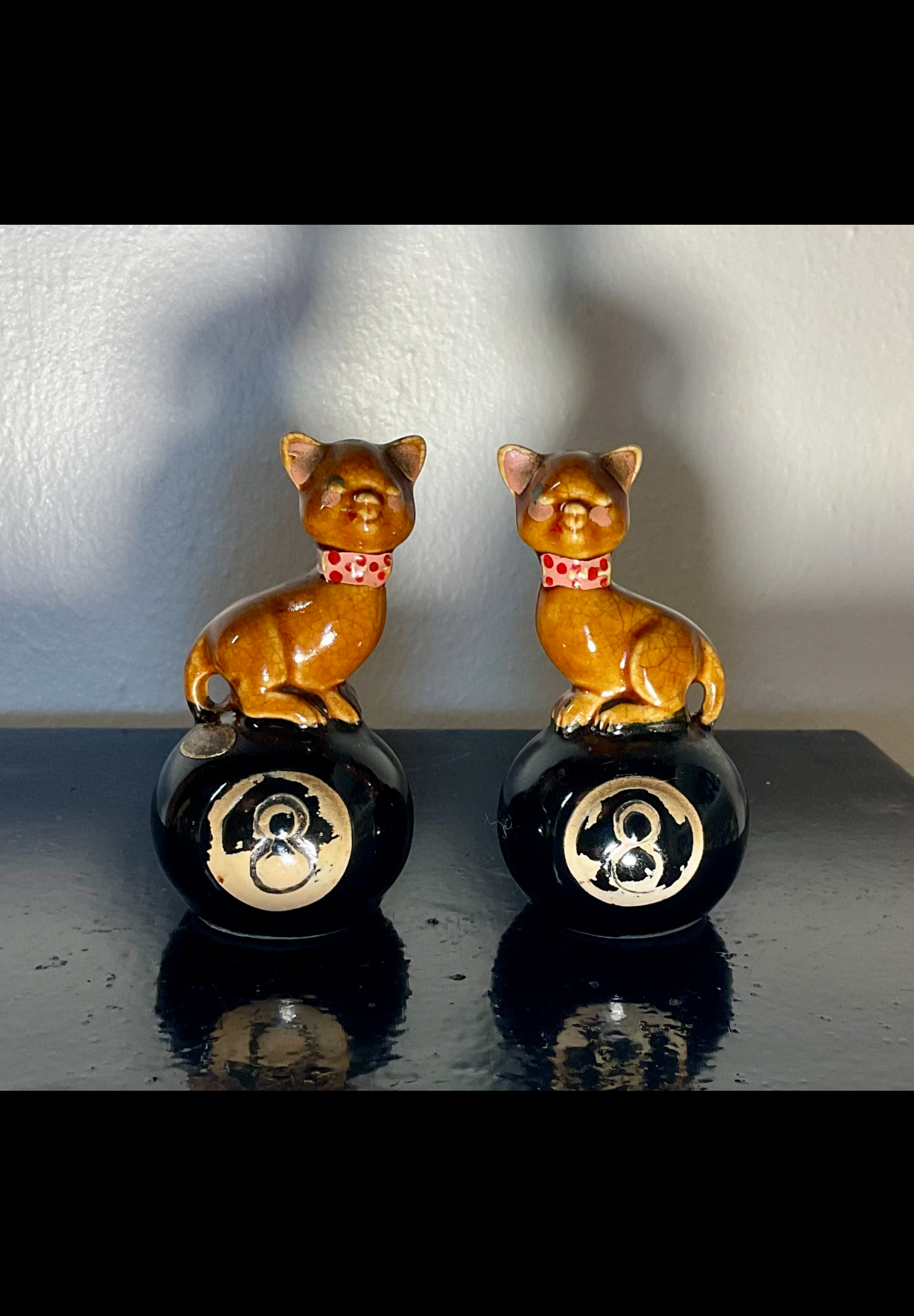 Cat Figurine Salt & Pepper Shakers