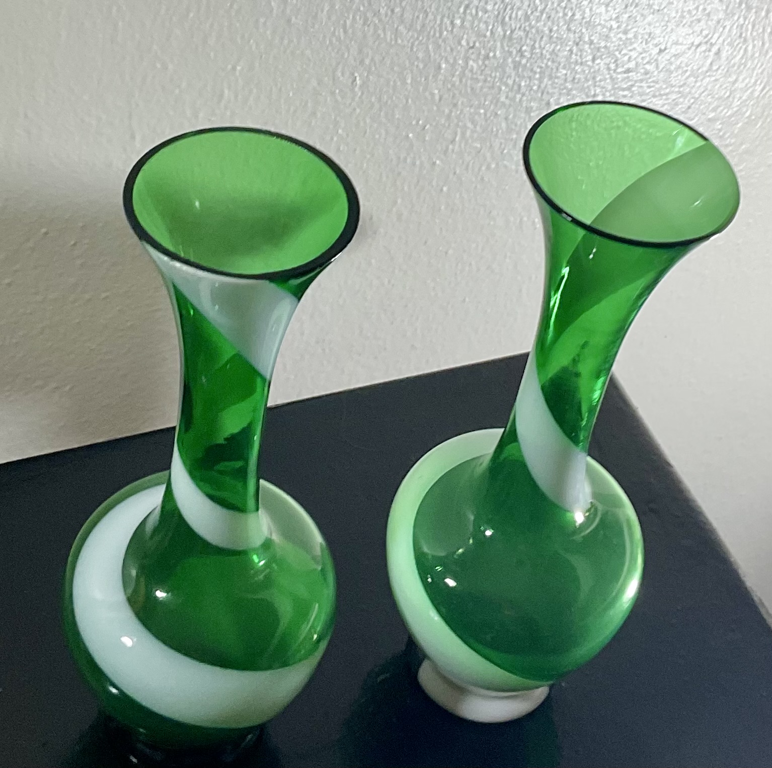 MCM Swirled vases