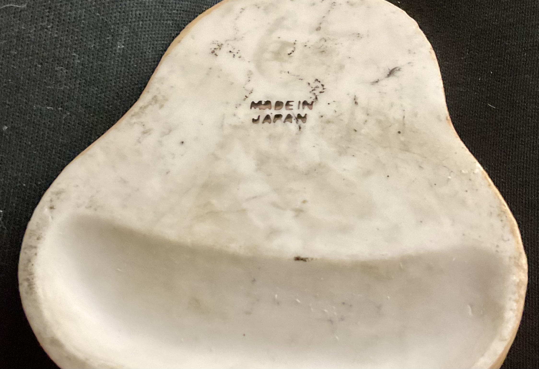 Vintage Porcelain Cigarette Holder Ashtray