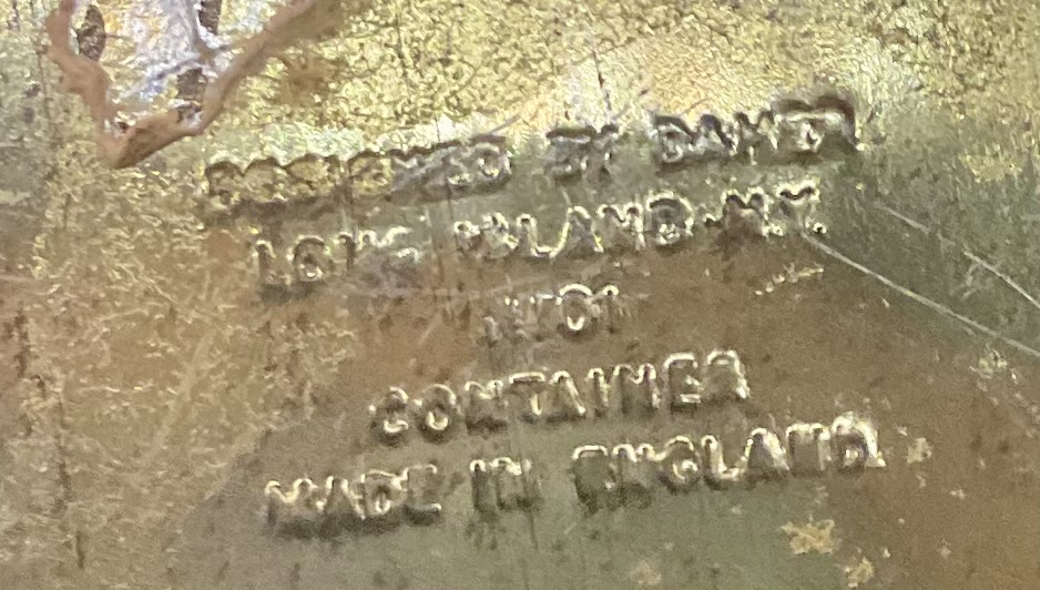 Dahar Floral Metal Tin