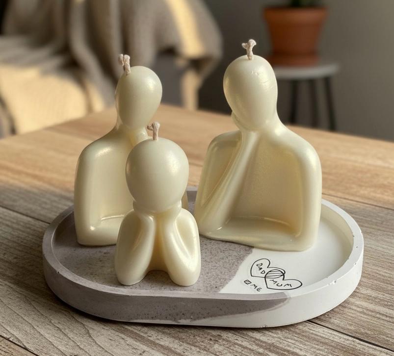 Familia de Velas Aromáticas Artesanales – Colección Vínculos