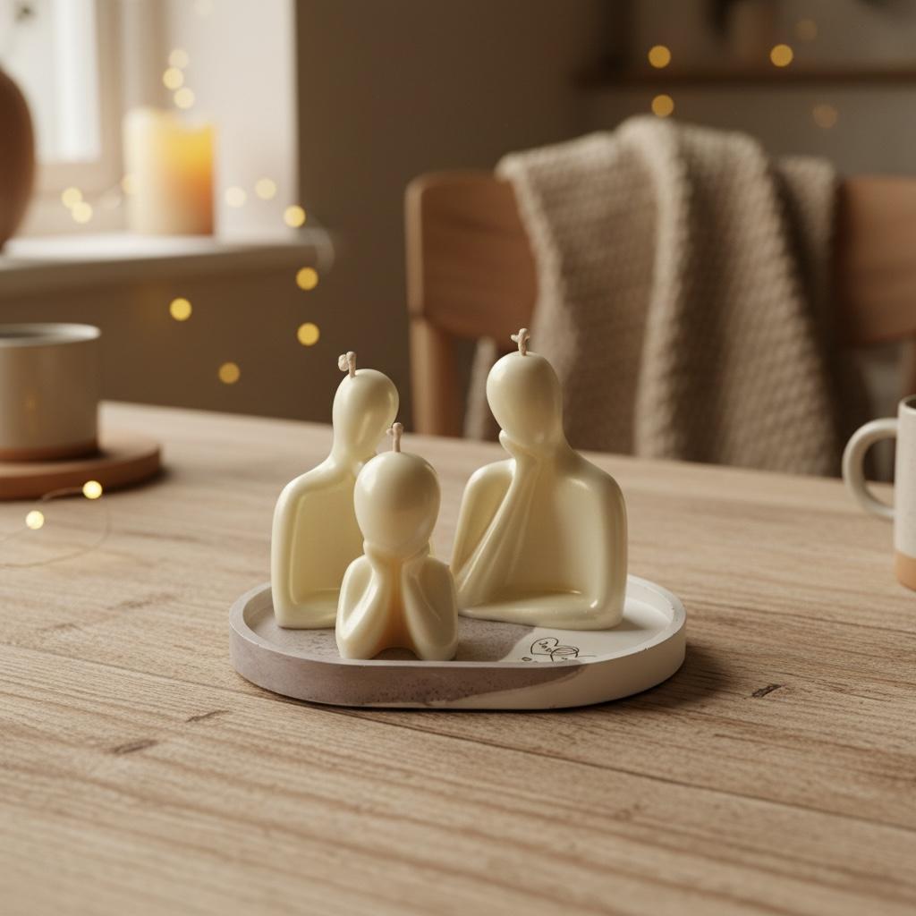 Familia de Velas Aromáticas Artesanales – Colección Vínculos
