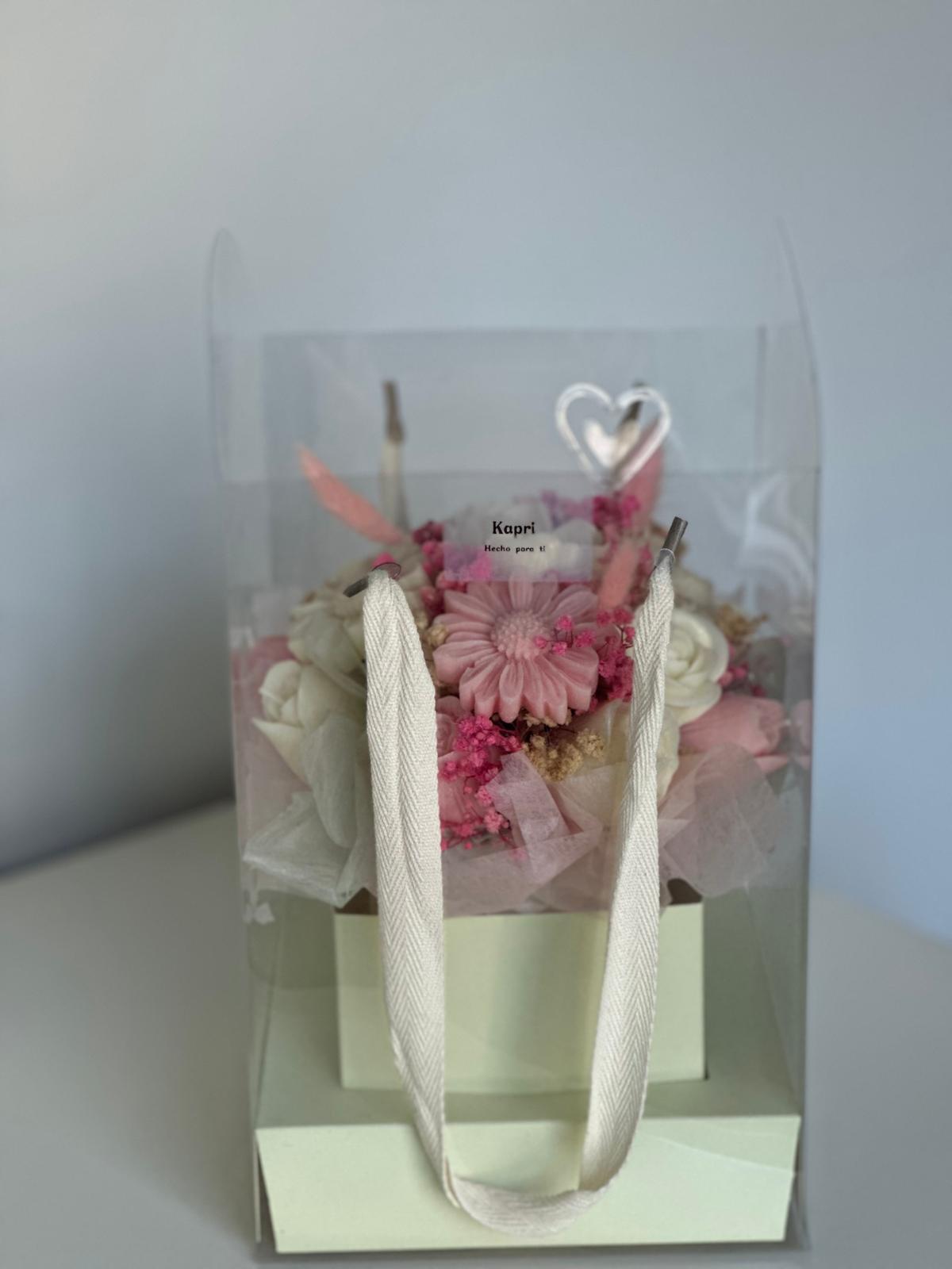 Bouquet de Velas Aromáticas Artesanales en Caja de Regalo Premium