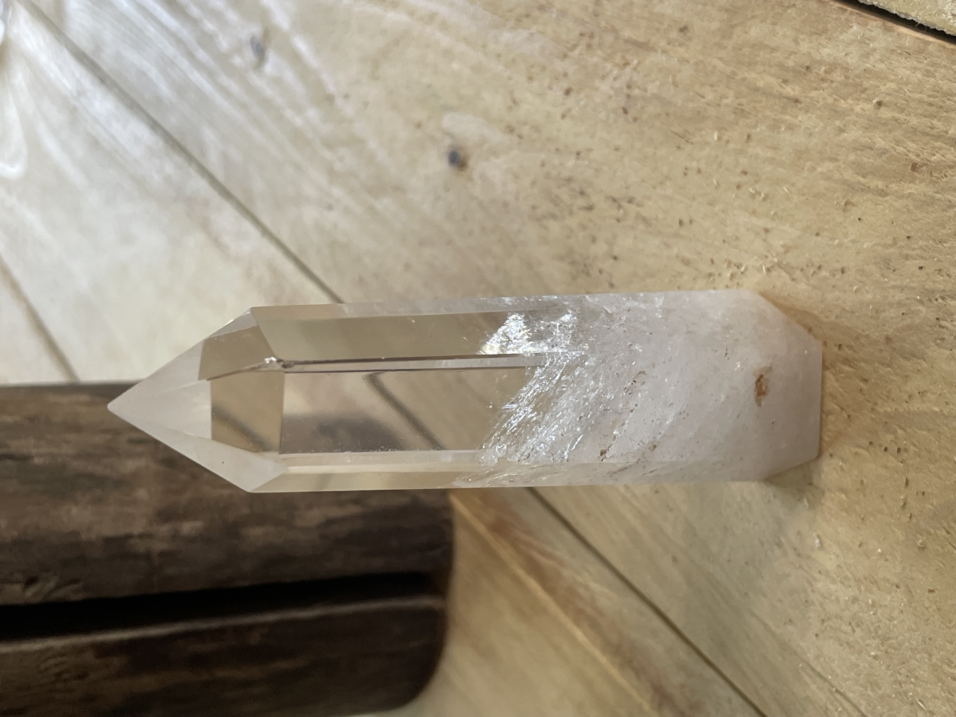 Pointe de cristal de quartz