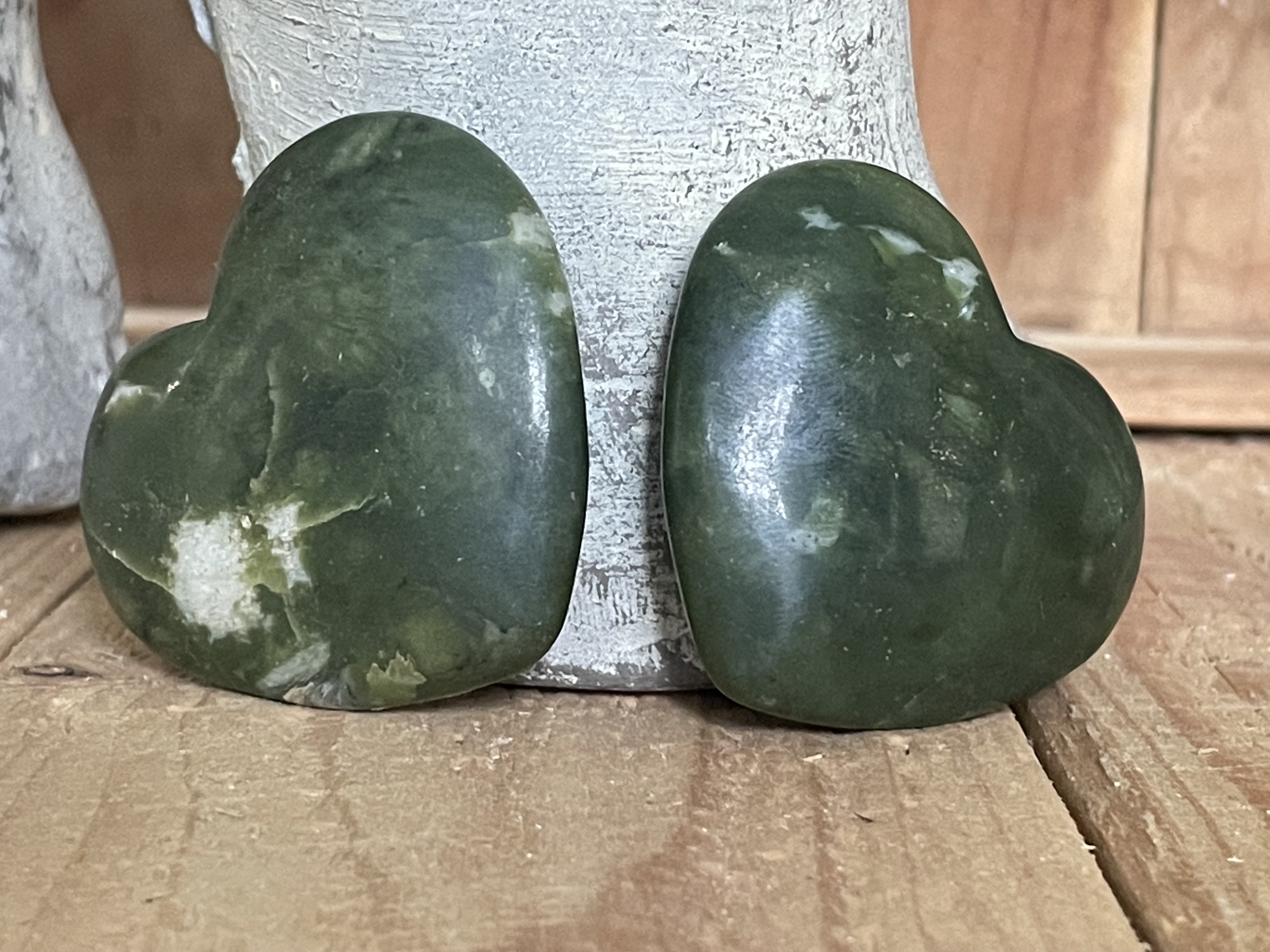 Duo de cœurs en serpentine