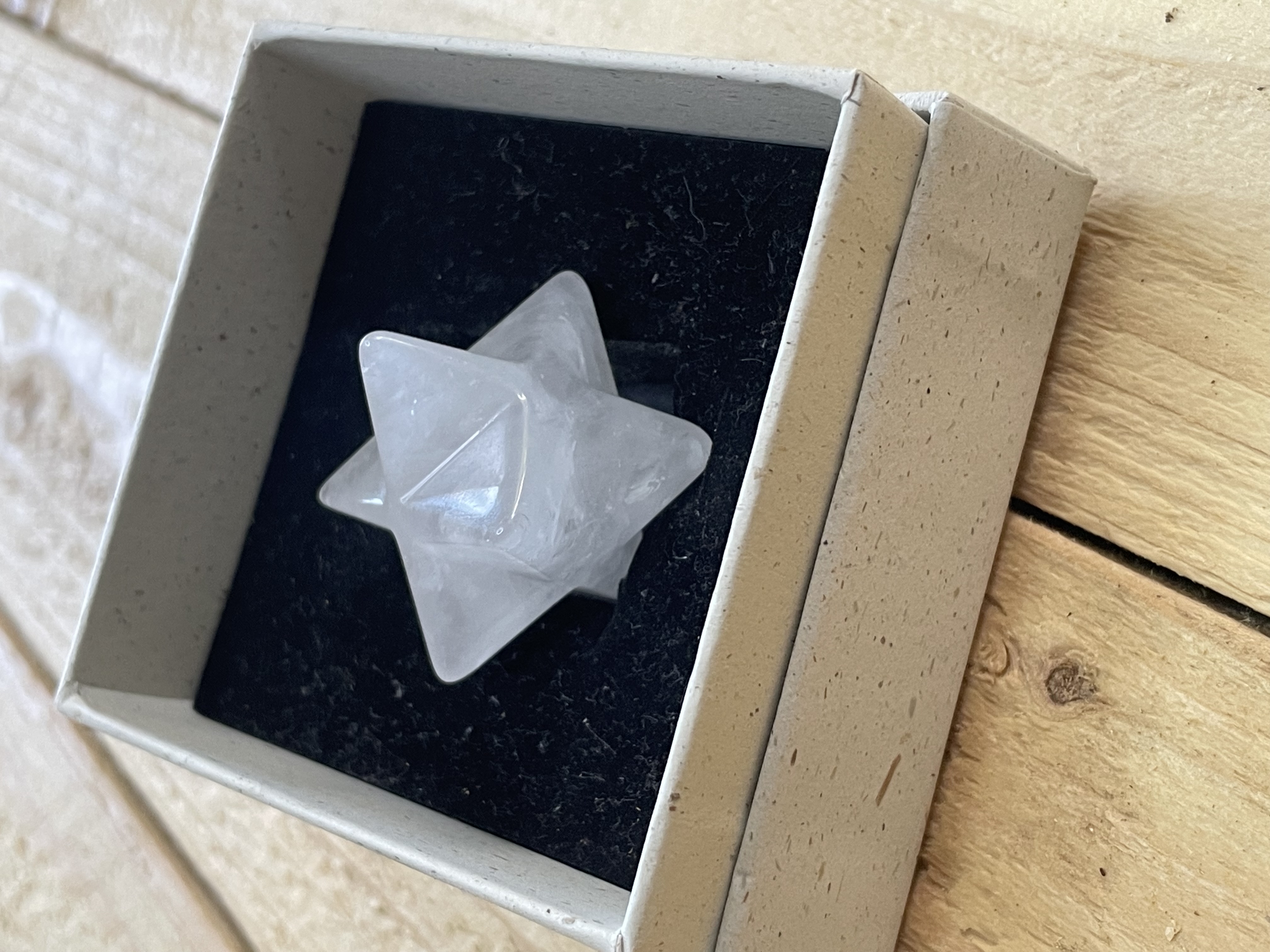 Mérkabah en Cristal de roche 